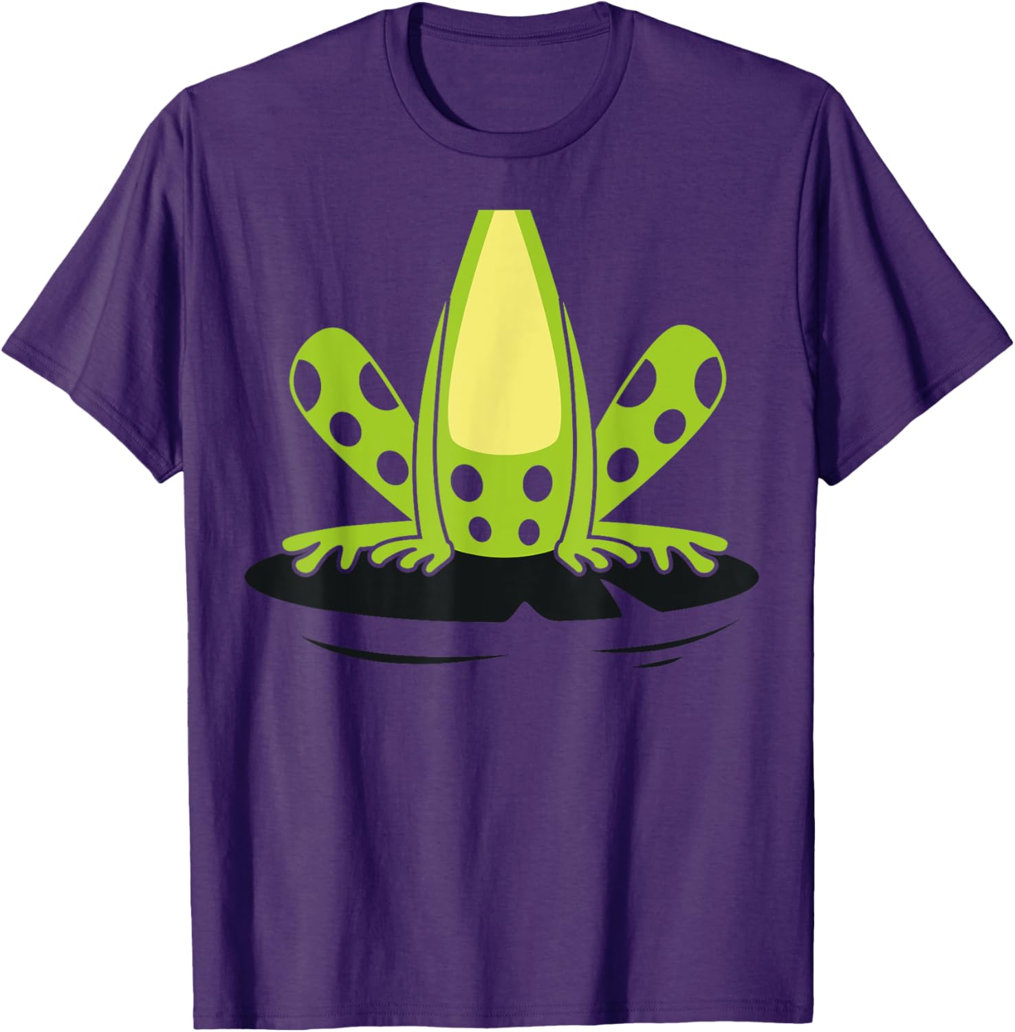 Cute Frog Body Costume T-Shirt for Halloween Gift - Easy Reptile Apparel - 3