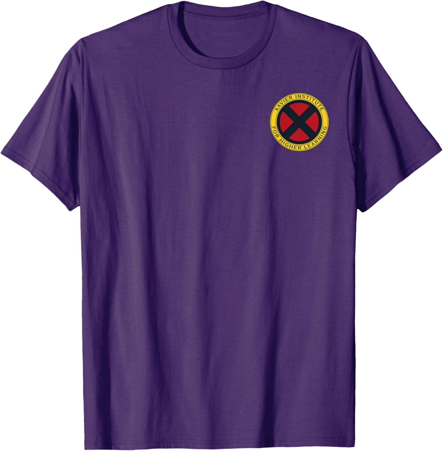 Marvel X-Men Xavier Institute Pocket T-Shirt Cool Graphic Tee for Fans - 1