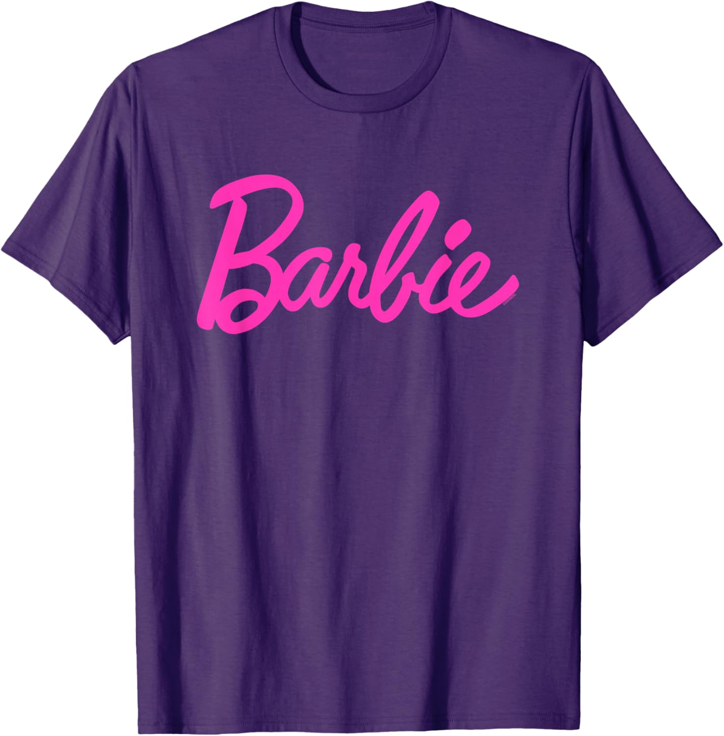 Barbie Classic Script Pink Logo T-Shirt for Trendy Fashion Lovers - 10