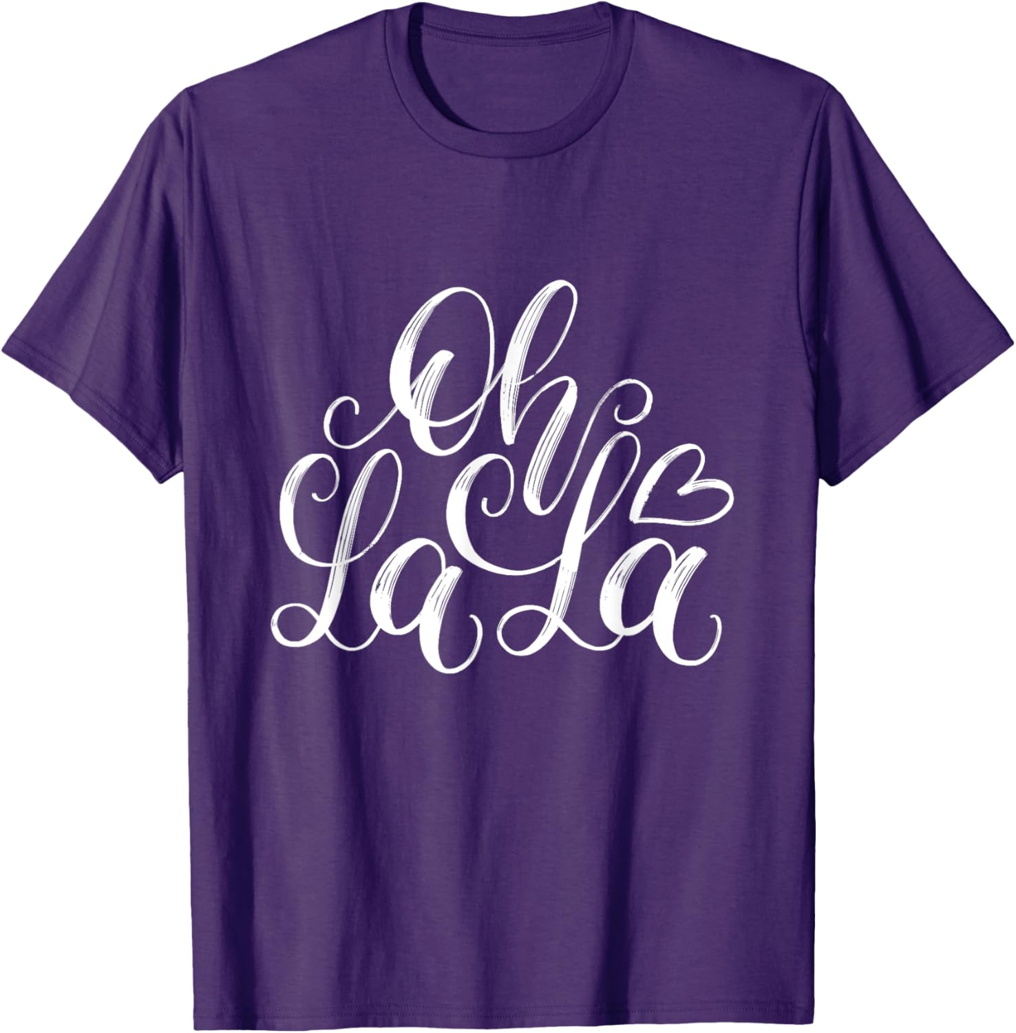 Oh La La French Novelty Graphic Tees Stylish T-Shirt for Fun Fashion - 2