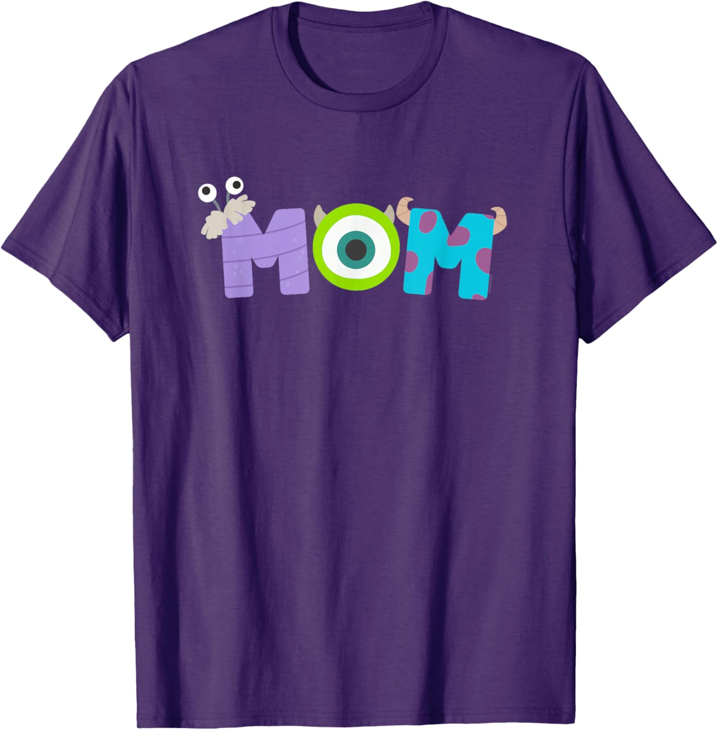 Monsters Inc Mom T-Shirt for Mother's Day Birthday Gift Clothing - 1