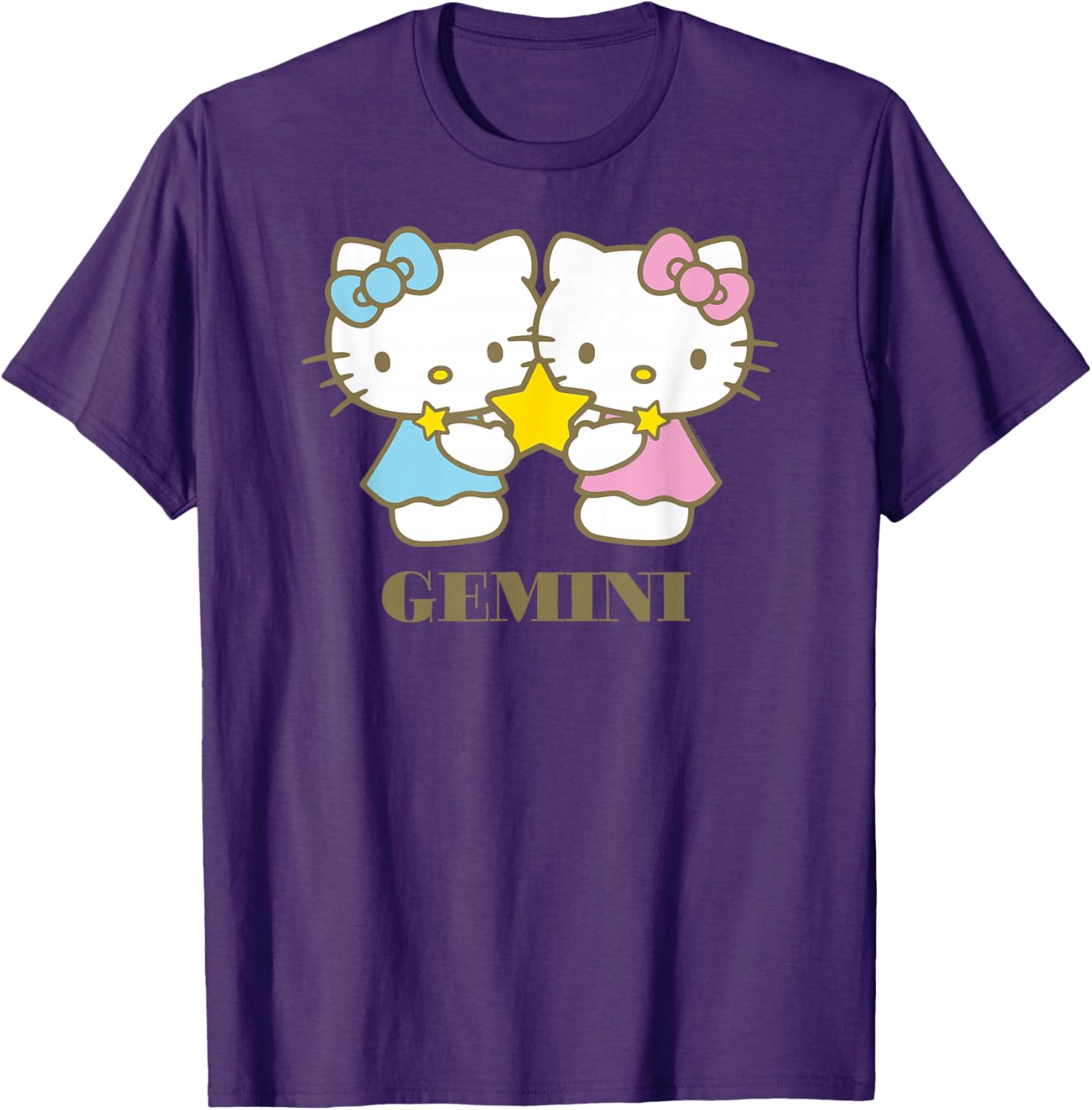 Hello Kitty Gemini T-Shirt for Zodiac Fans - Cute and Stylish Apparel - 9