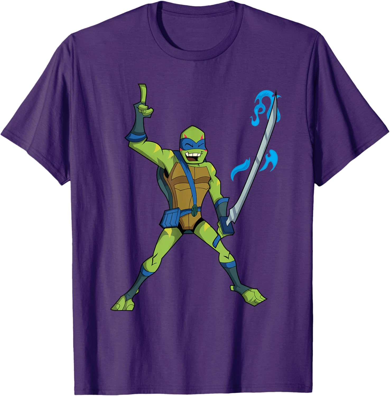 Mademark Teenage Mutant Ninja Turtles Leonardo Portal Jutsu T-Shirt - 1