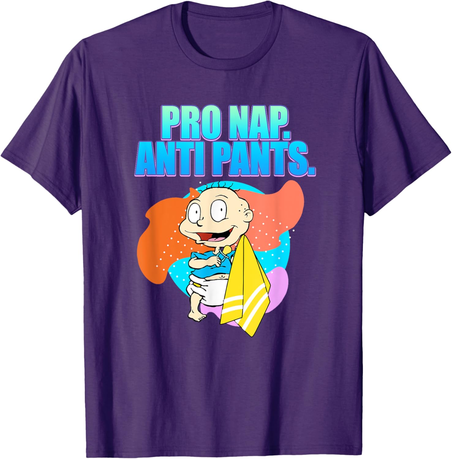 Mademark x Rugrats Tommy Pickles Pro Nap Anti Pants T-Shirt for Kids - 4