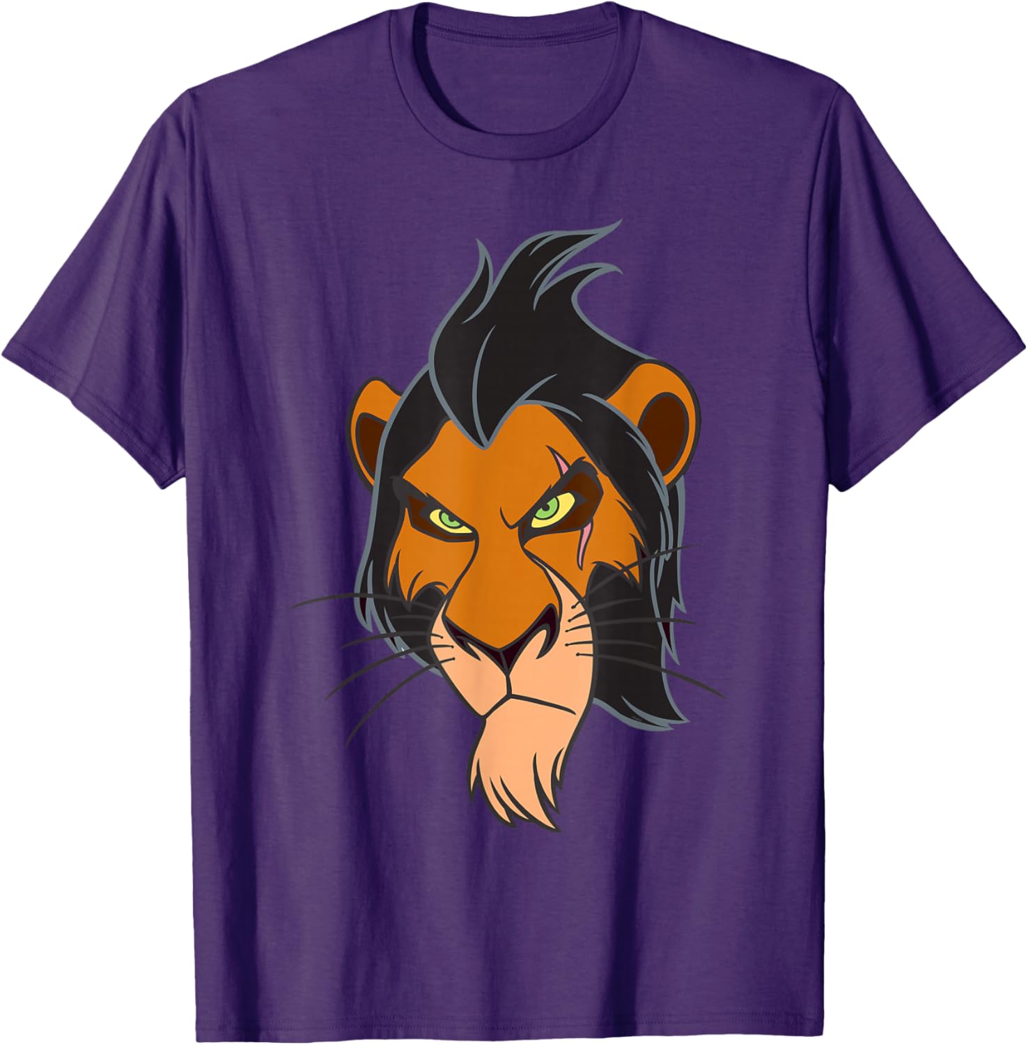 Disney Scar Big Face Costume T-Shirt for Lion King Fans - 29