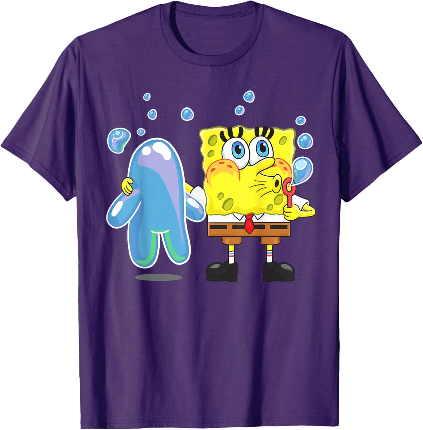 Mademark x SpongeBob SquarePants Bubble Technique T-Shirt for Fun Style - 14