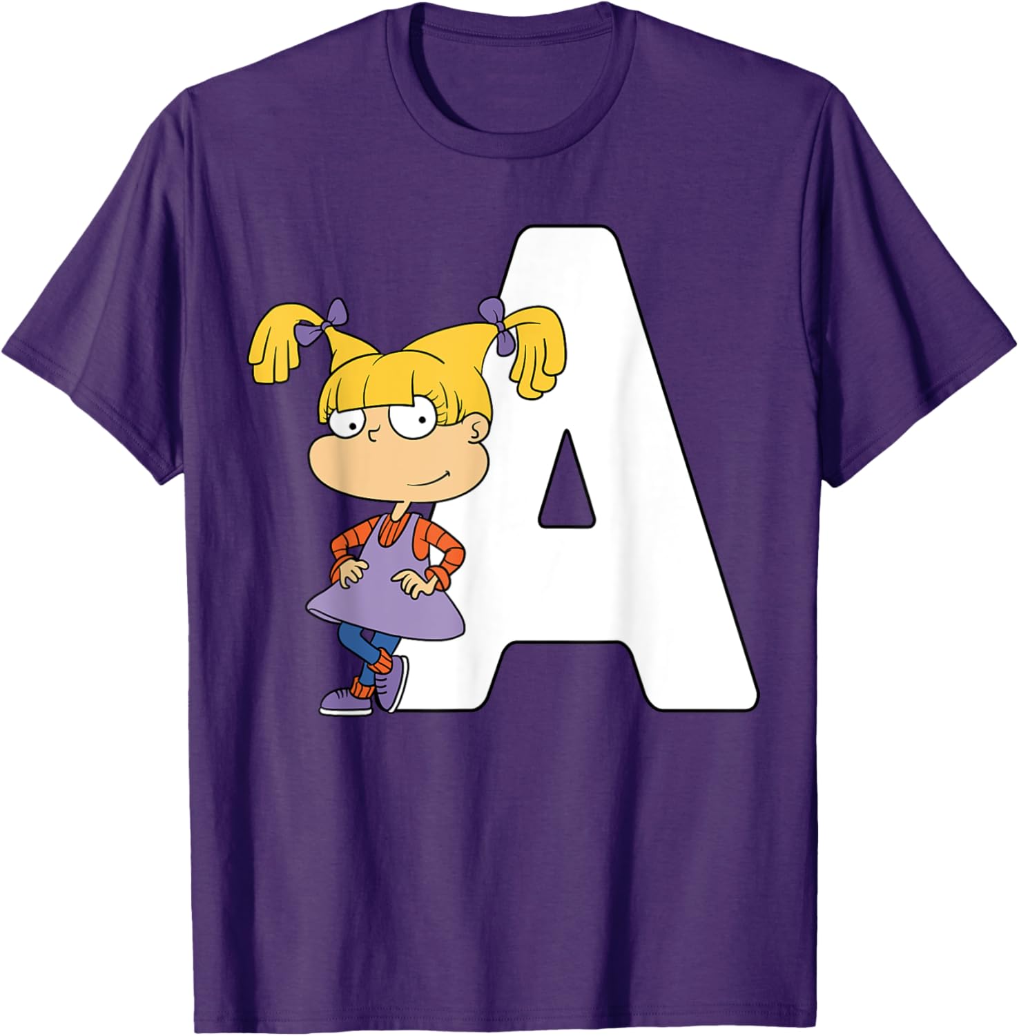 Mademark x Rugrats Angelica Pickles The Girl with an A T-Shirt for Fans - 16
