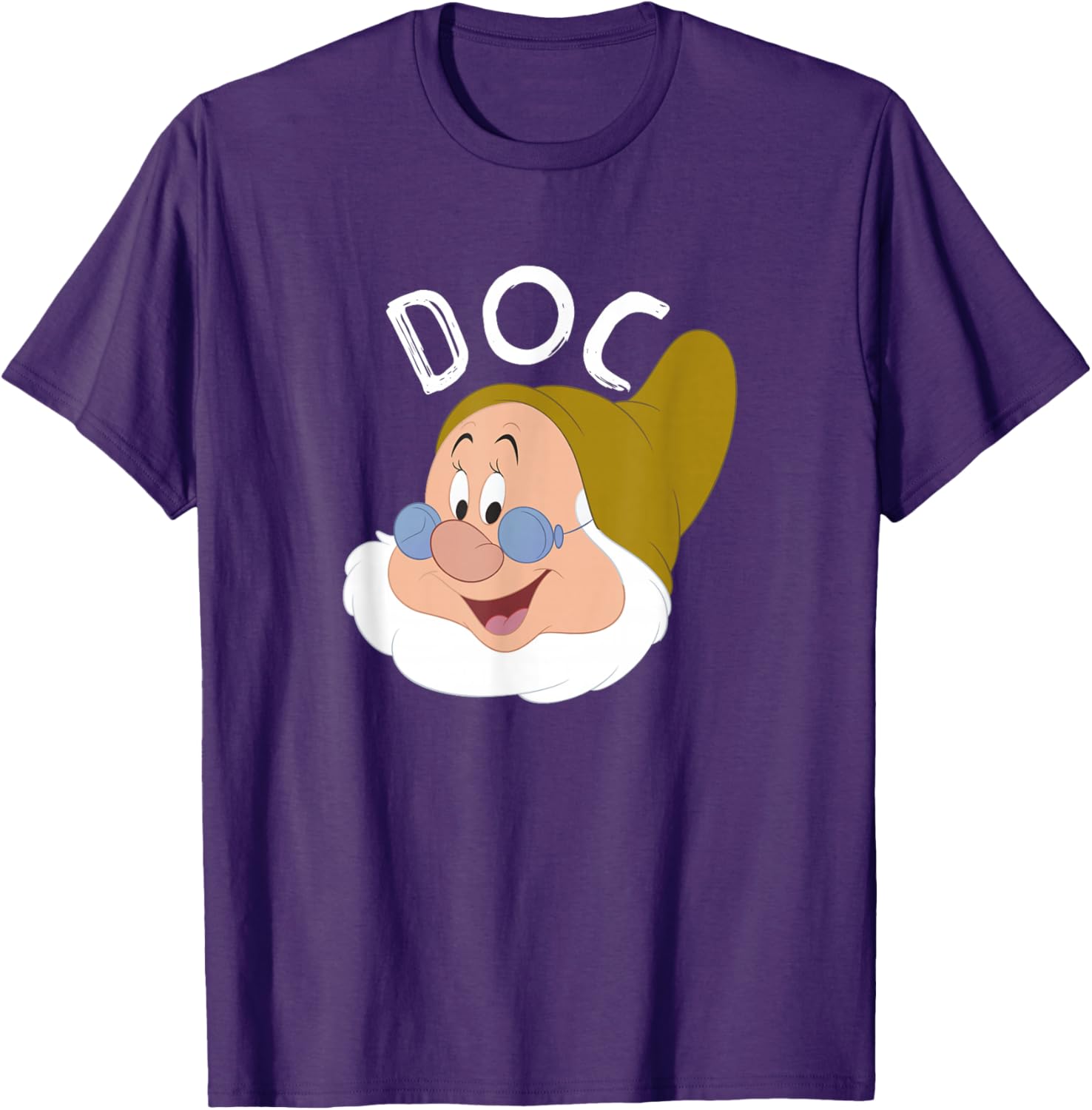 Disney Snow White Doc Face T-Shirt for Kids and Adults - Cute Graphic Tee - 3
