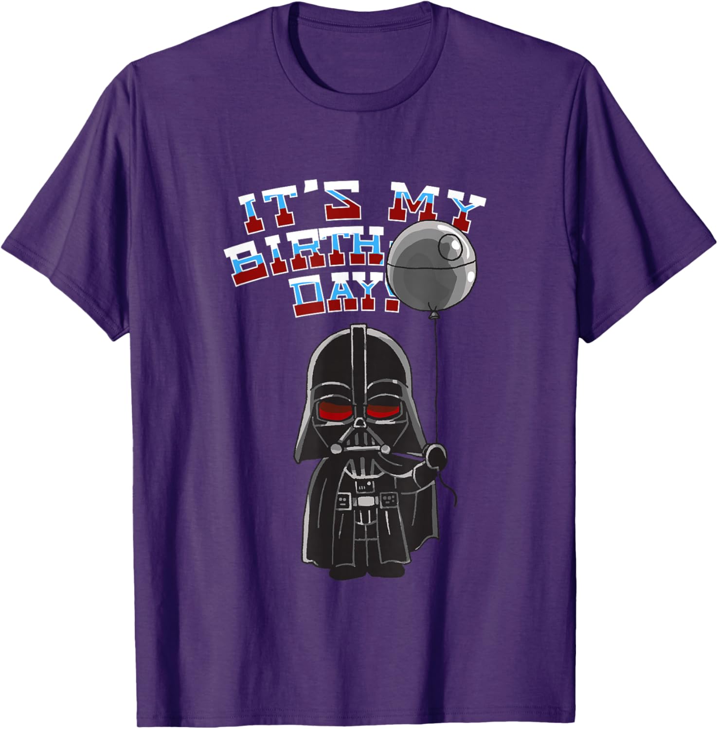 Darth Vader Balloon Boy Birthday T-Shirt for Star Wars Fans - 4