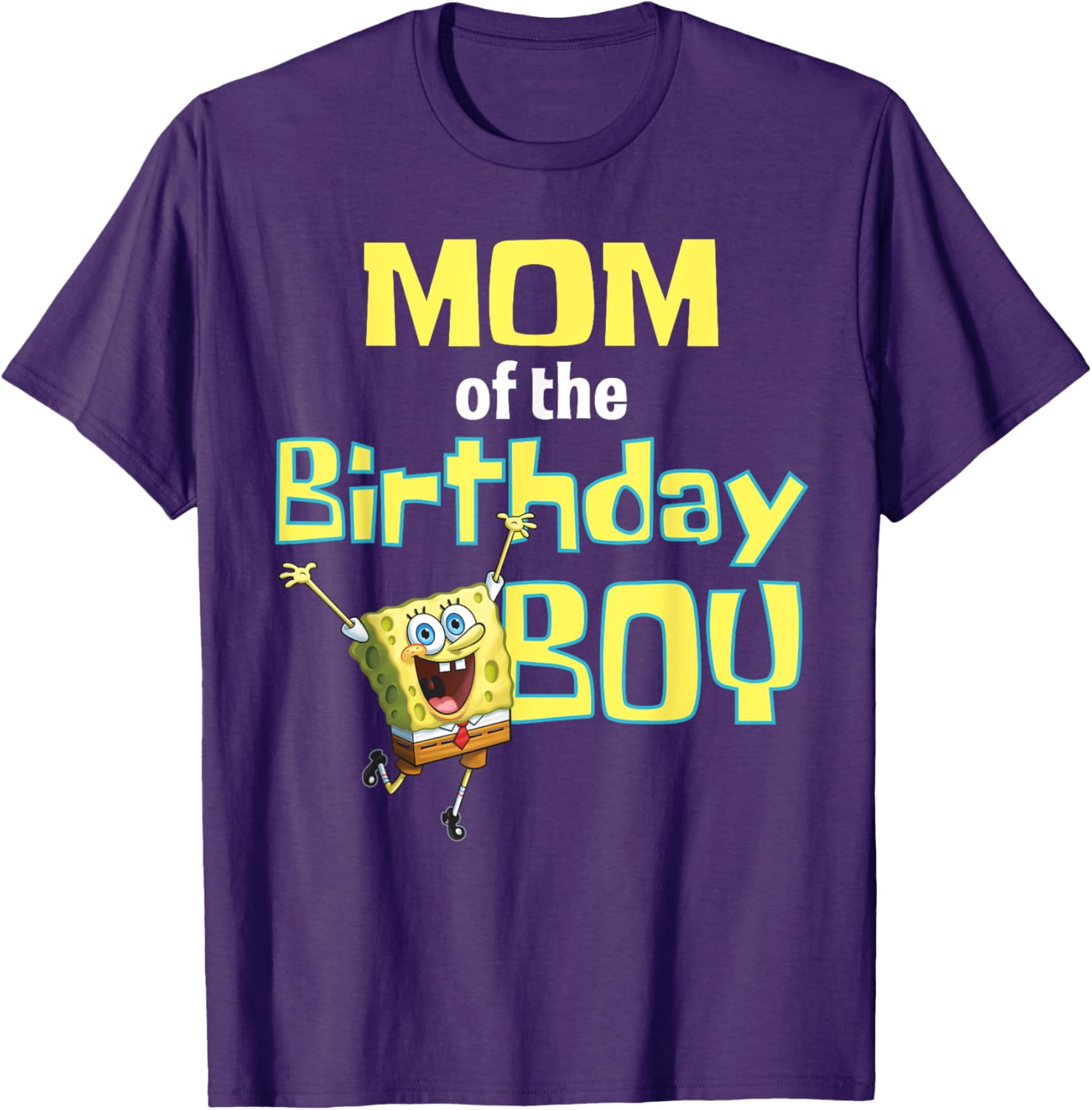 SpongeBob SquarePants Mom Of The Birthday Boy T-Shirt Perfect Gift - 19