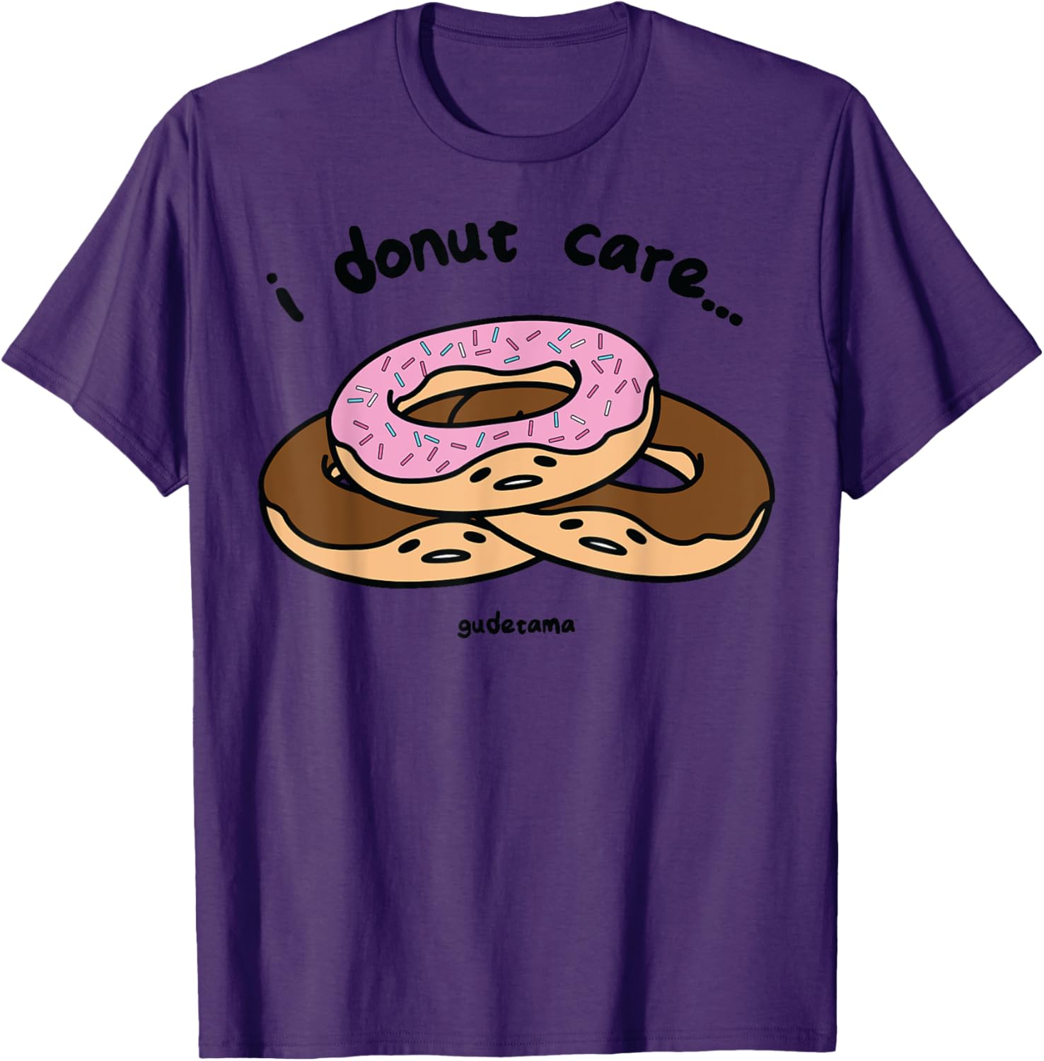 Gudetama I Donut Care T-Shirt Fun and Casual Wear for Egg Lovers - 10