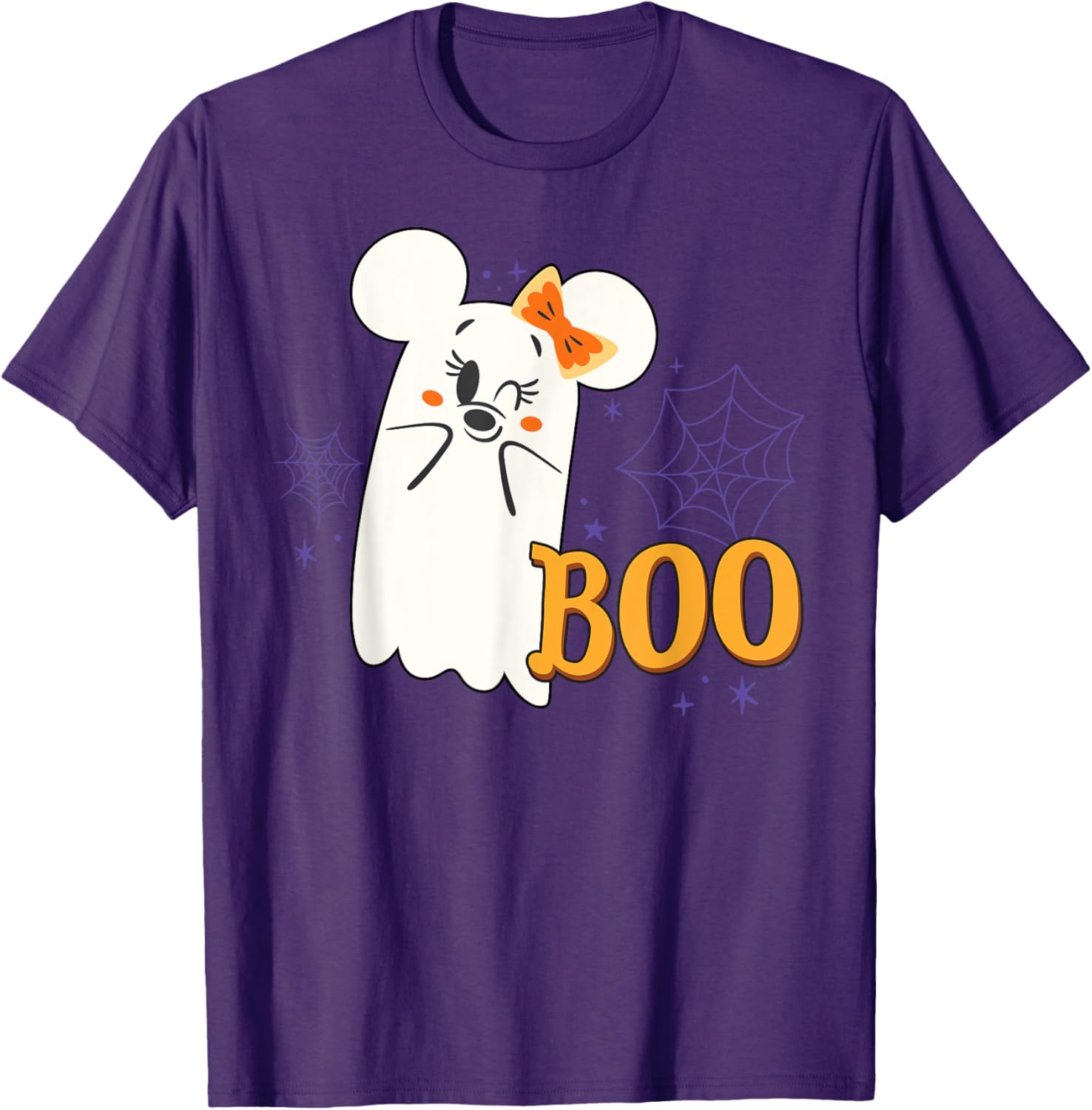Adorable Disney Minnie Mouse Ghost Halloween T-Shirt for Kids - 10
