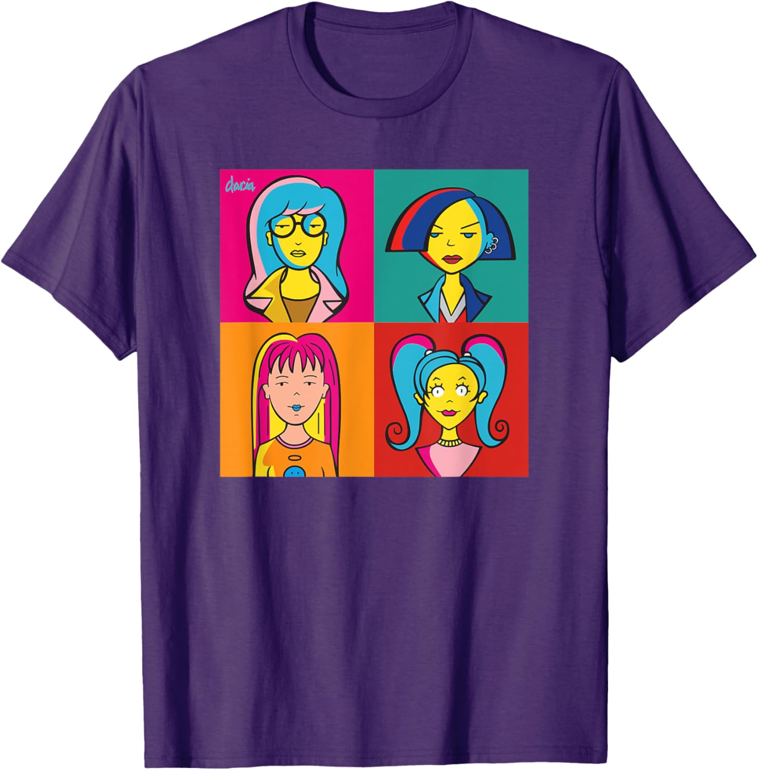 Mademark x Daria Ladies Pop Art T-Shirt - Fun Fashion for Every Occasion - 12