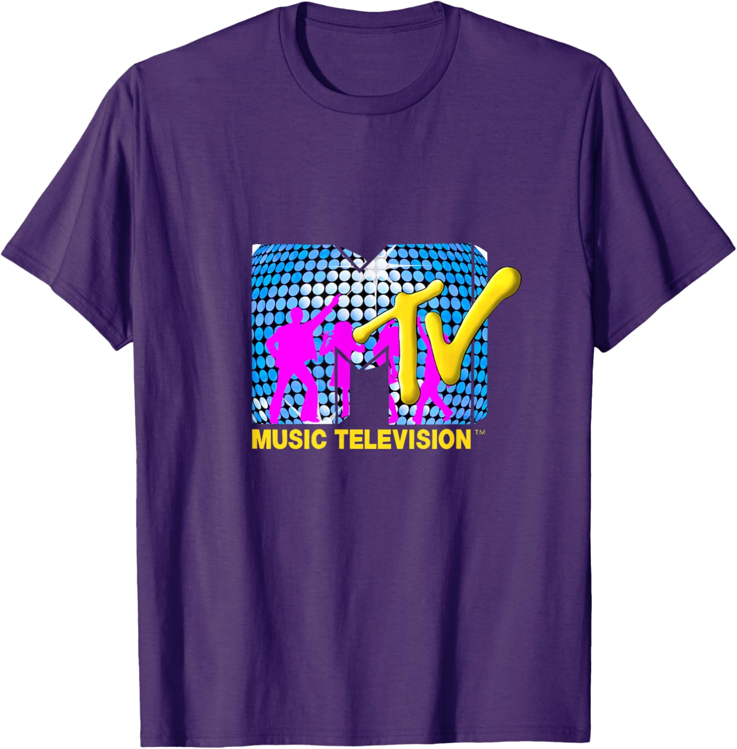 Mademark x MTV Disco Sphere T-Shirt with Funky Dancers Logo Design - 6
