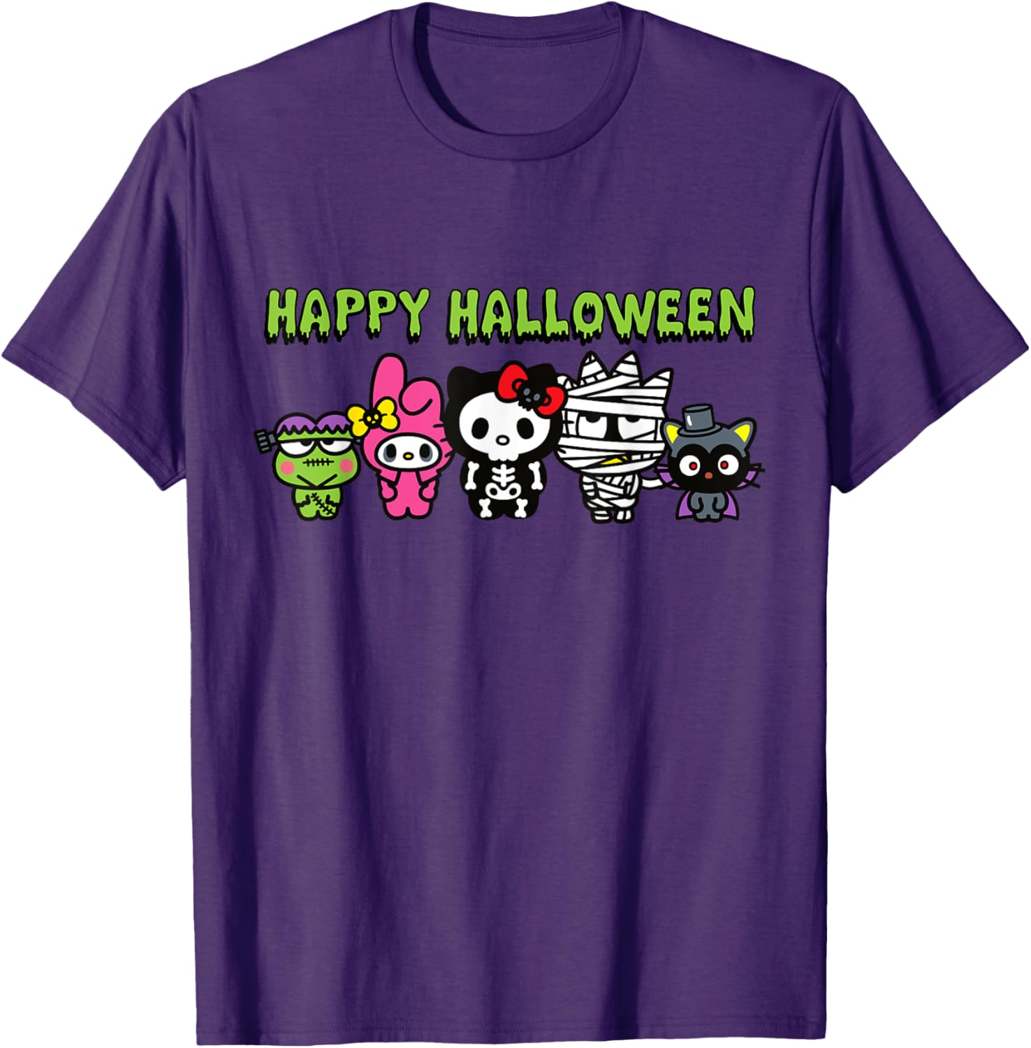 Adorable Hello Kitty Halloween T-Shirt for Kids and Adults - 4