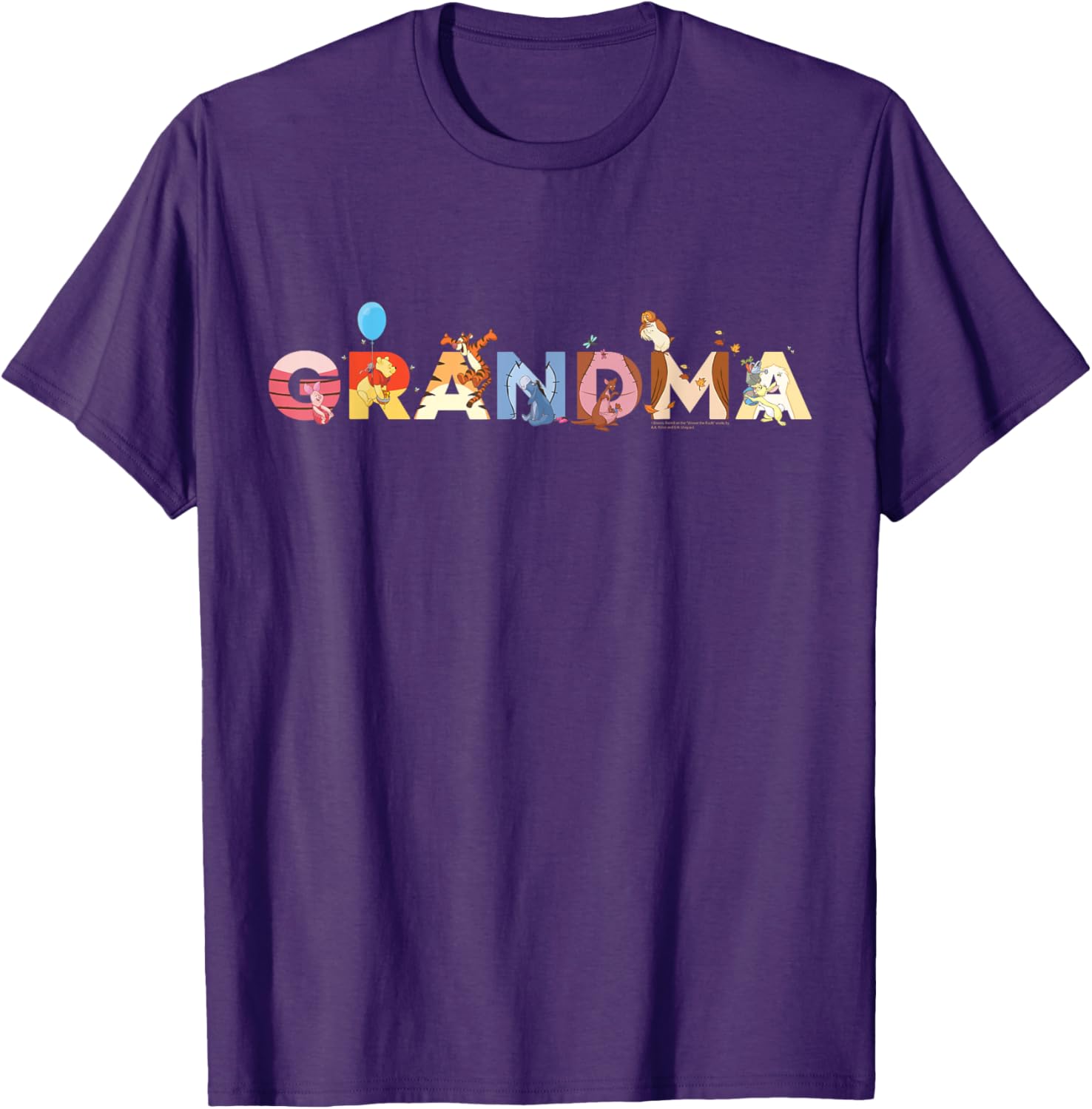 Disney Winnie the Pooh Grandma Gift Family Trip T-Shirt for Fun Adventures - 19