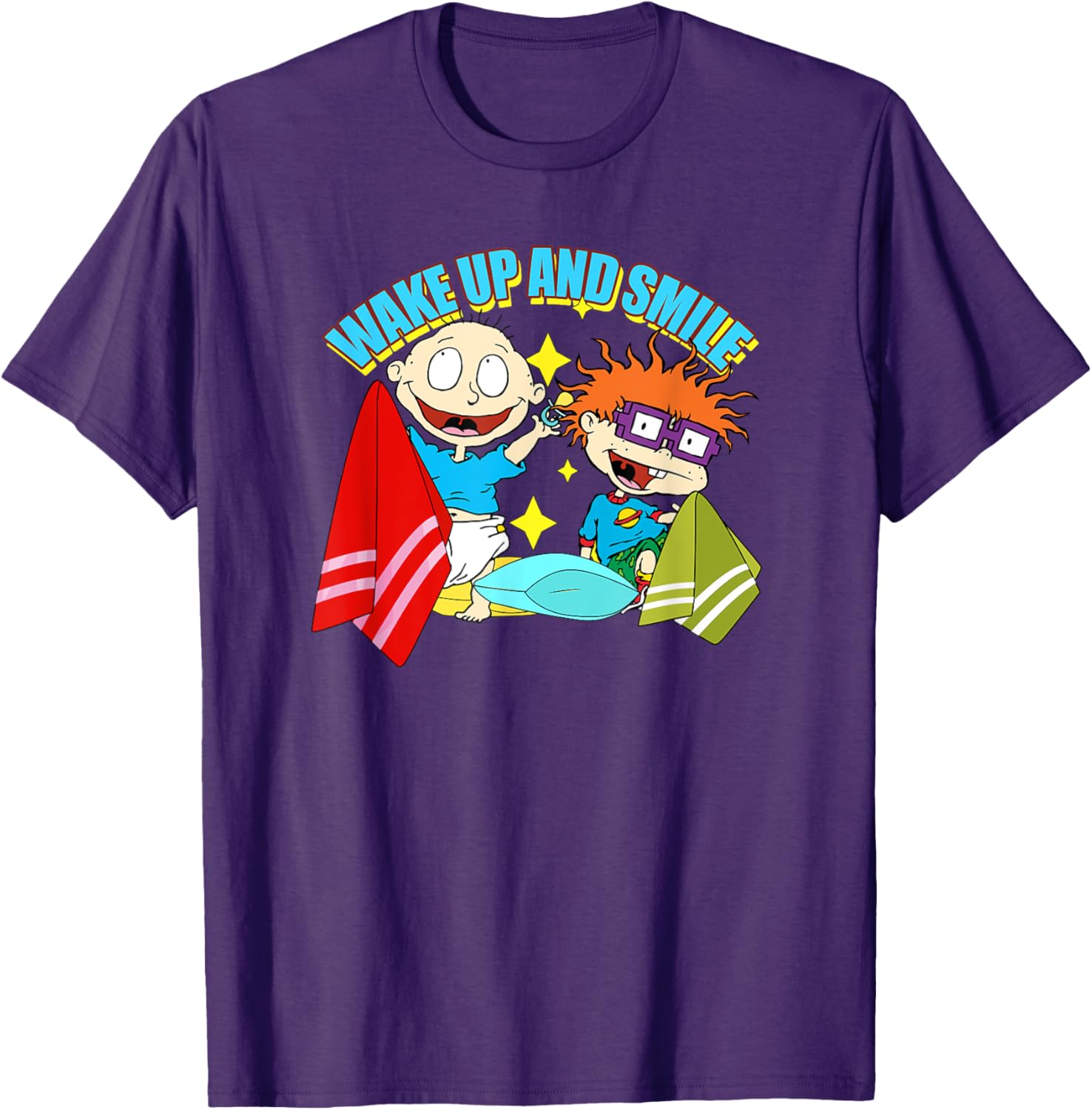 Mademark x Rugrats Tommy and Chuckie Wake Up and Smile T-Shirt for Kids - 4