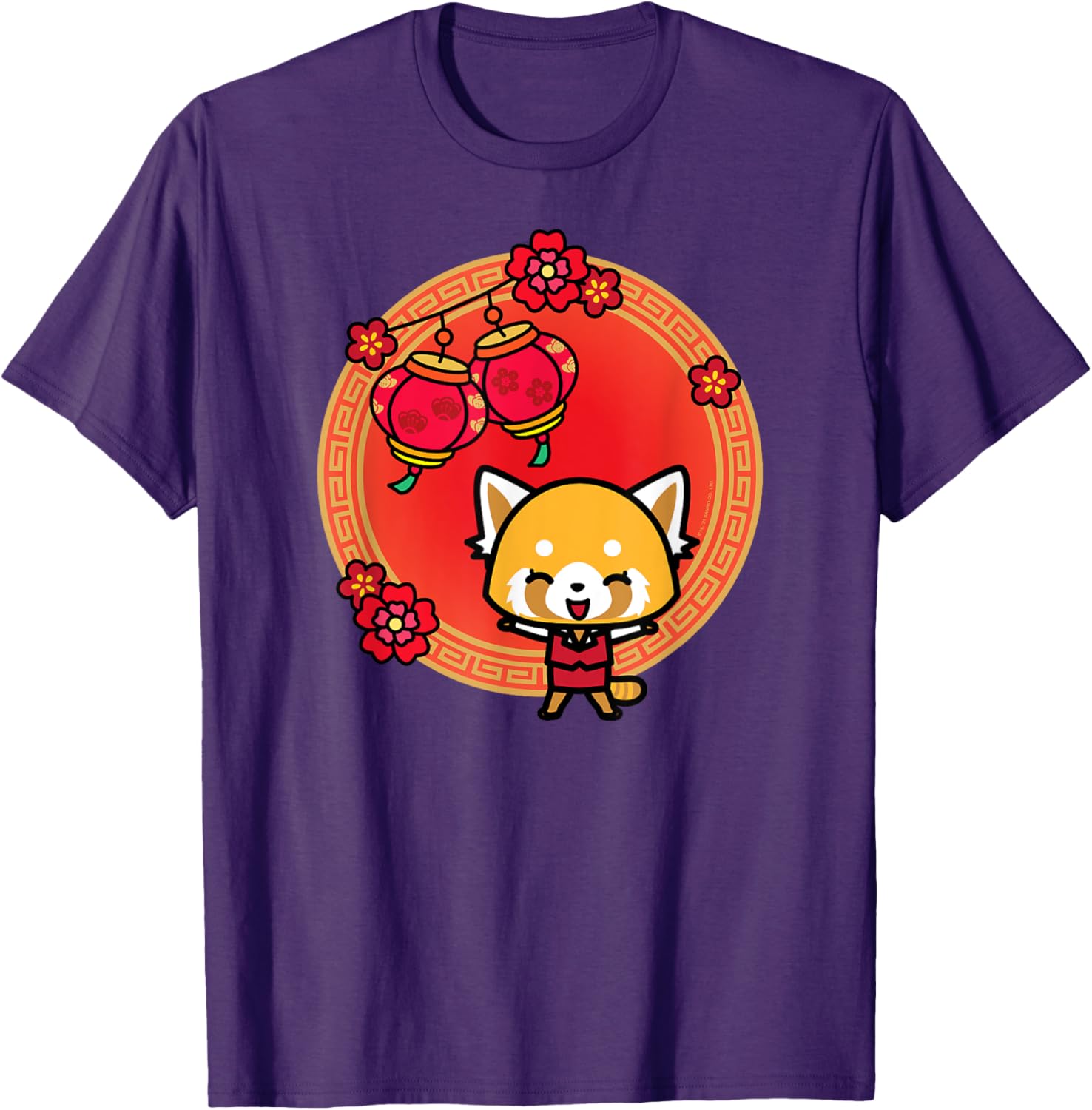 Aggretsuko Lunar New Year T-Shirt Fun Festive Design for Fans - 10