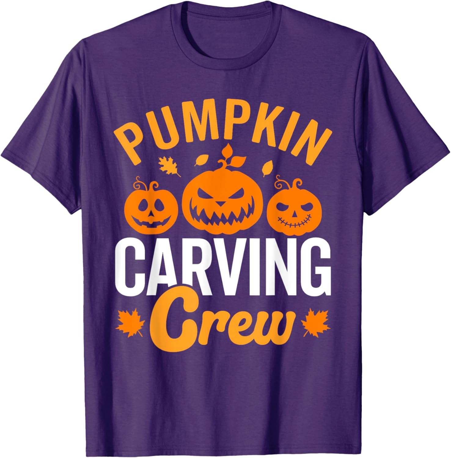 Family Matching Pumpkin Carving Crew Halloween T-Shirt for Fun Celebrations - 3