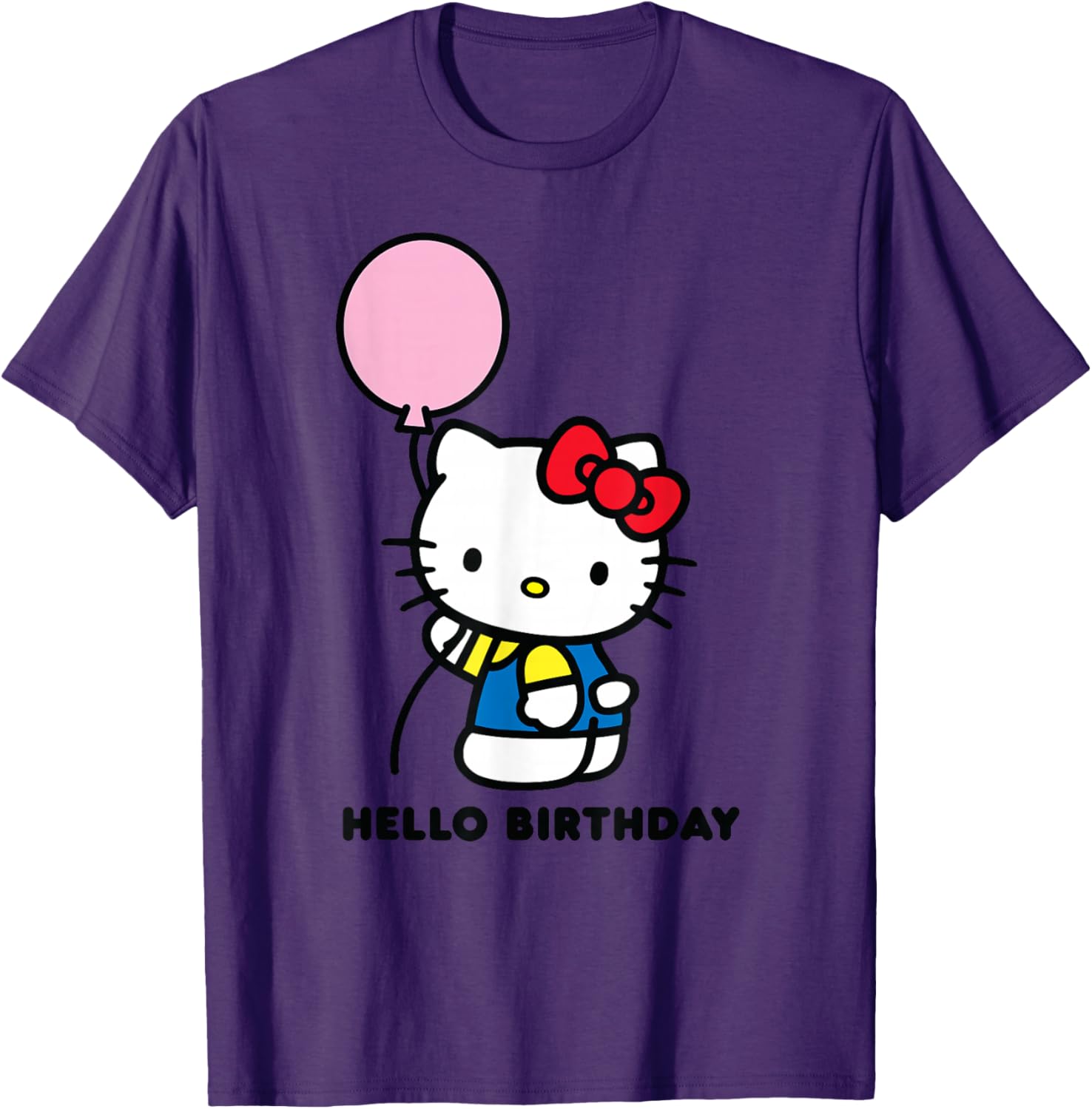 Adorable Hello Kitty Birthday T-Shirt Perfect for Celebrating Special Moments - 15