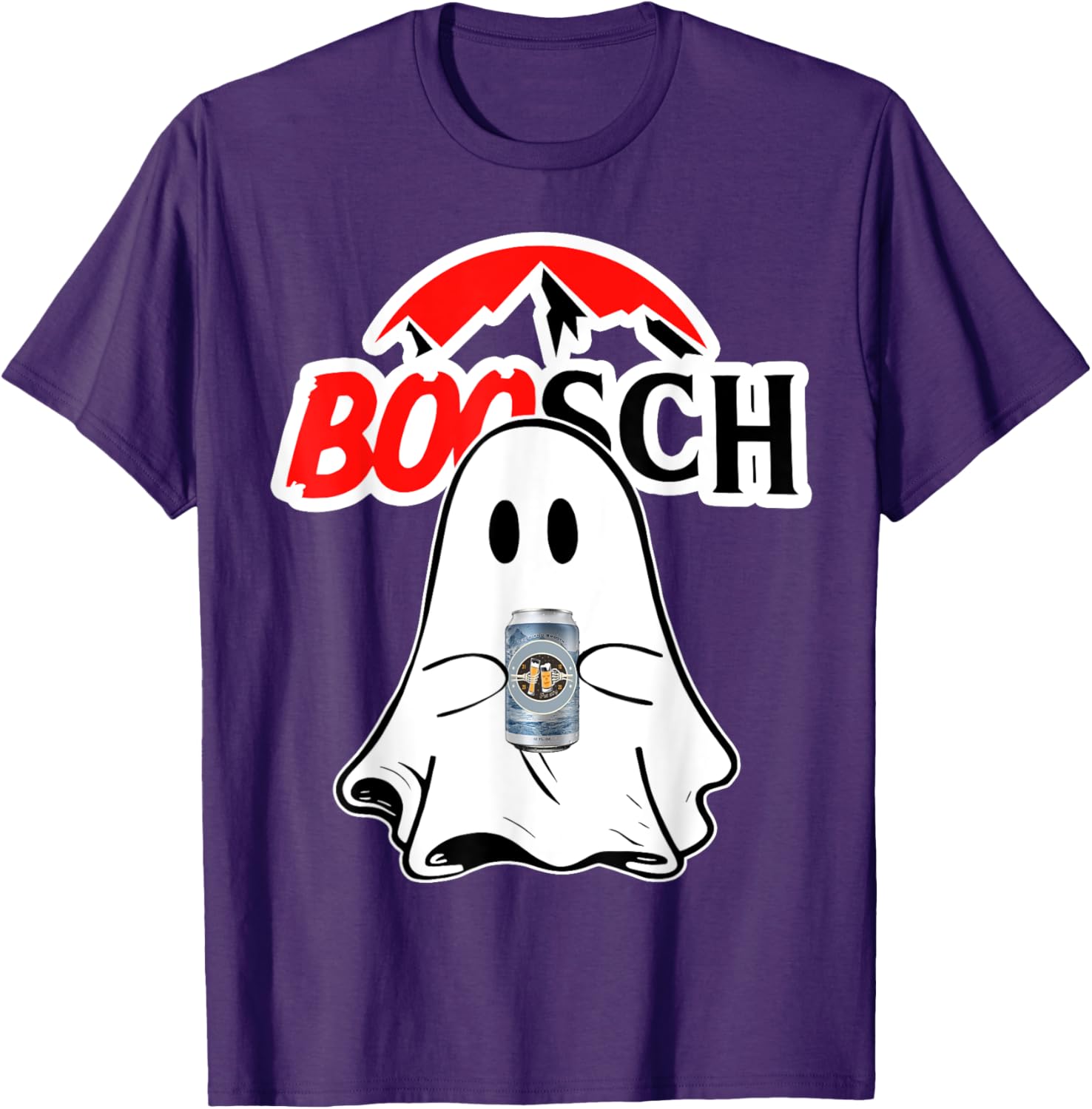 Funny Ghost Beer Drinking T-Shirt for Halloween Party - Unisex Design - 14