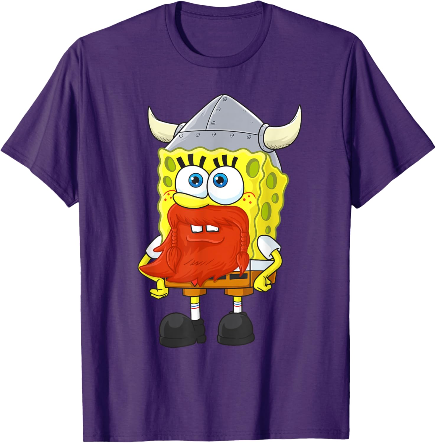 Mademark SpongeBob Happy Leif Erikson Day T-Shirt for Fun Celebrations - 13