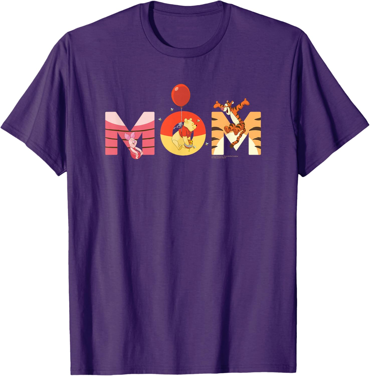 Disney Winnie the Pooh Mother's Day T-Shirt for Moms Birthday Gift - 2