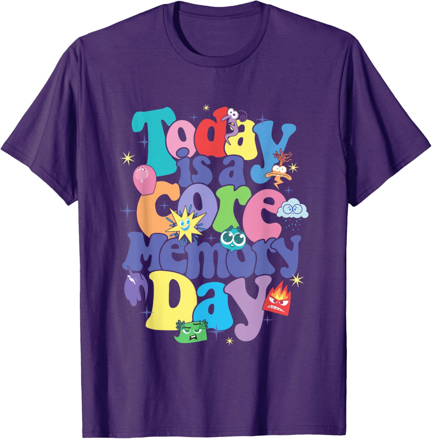 Disney Pixar Inside Out 2 Core Memory Day T-Shirt for All Ages - 6
