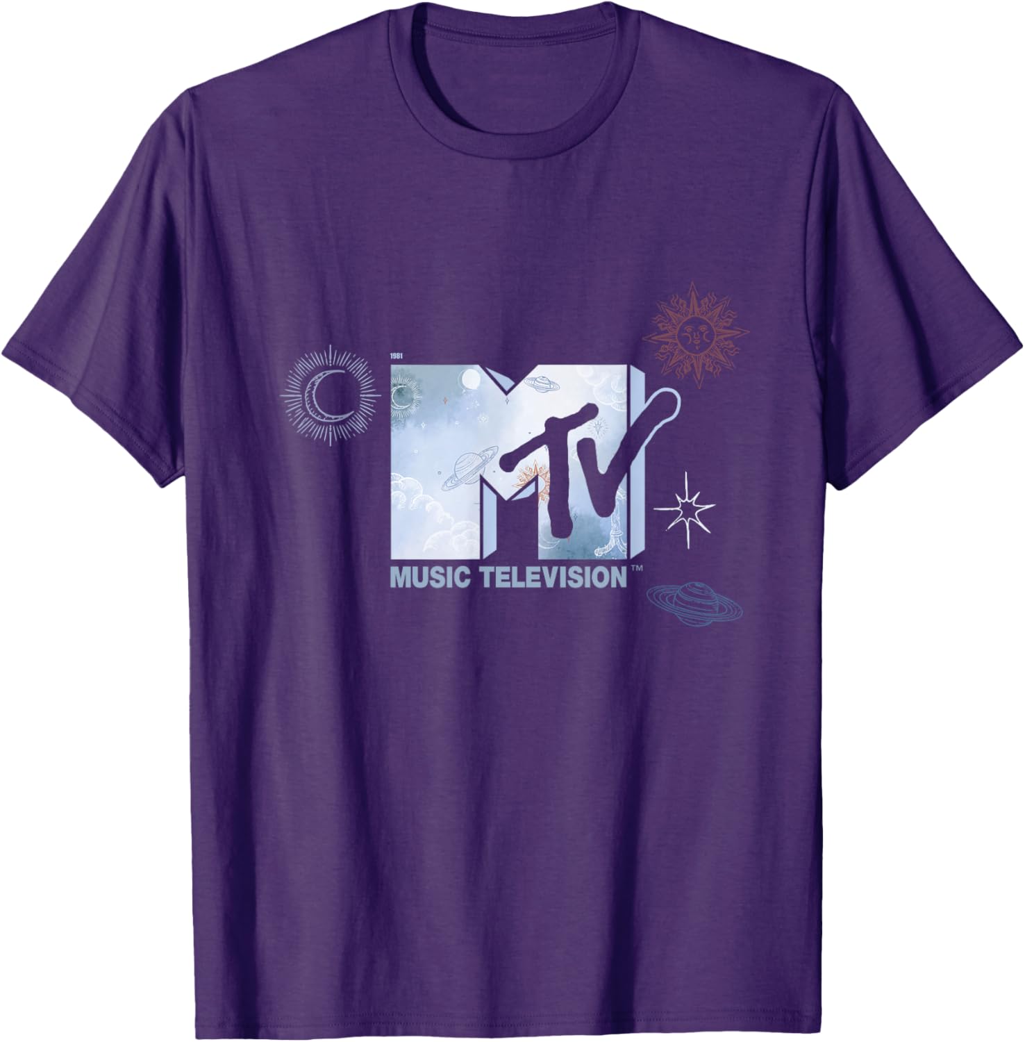Mademark x MTV Official 1981 Hand Painted Sky T-Shirt for Music Lovers - 12