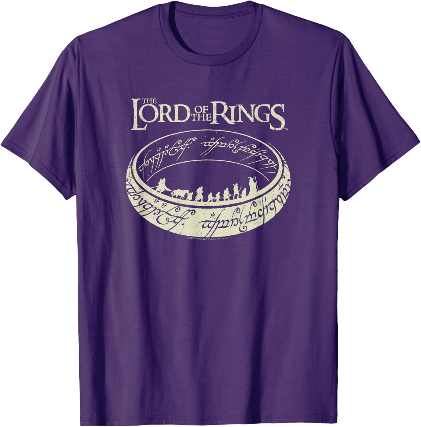The Lord of the Rings Journey Ring Graphic T-Shirt for Fans - 3