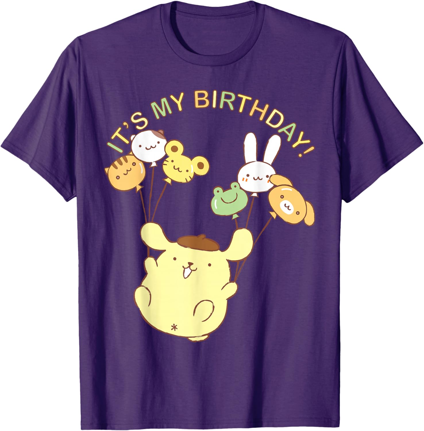 Pompompurin It's My Birthday T-Shirt Cute Design for Celebrations - 21