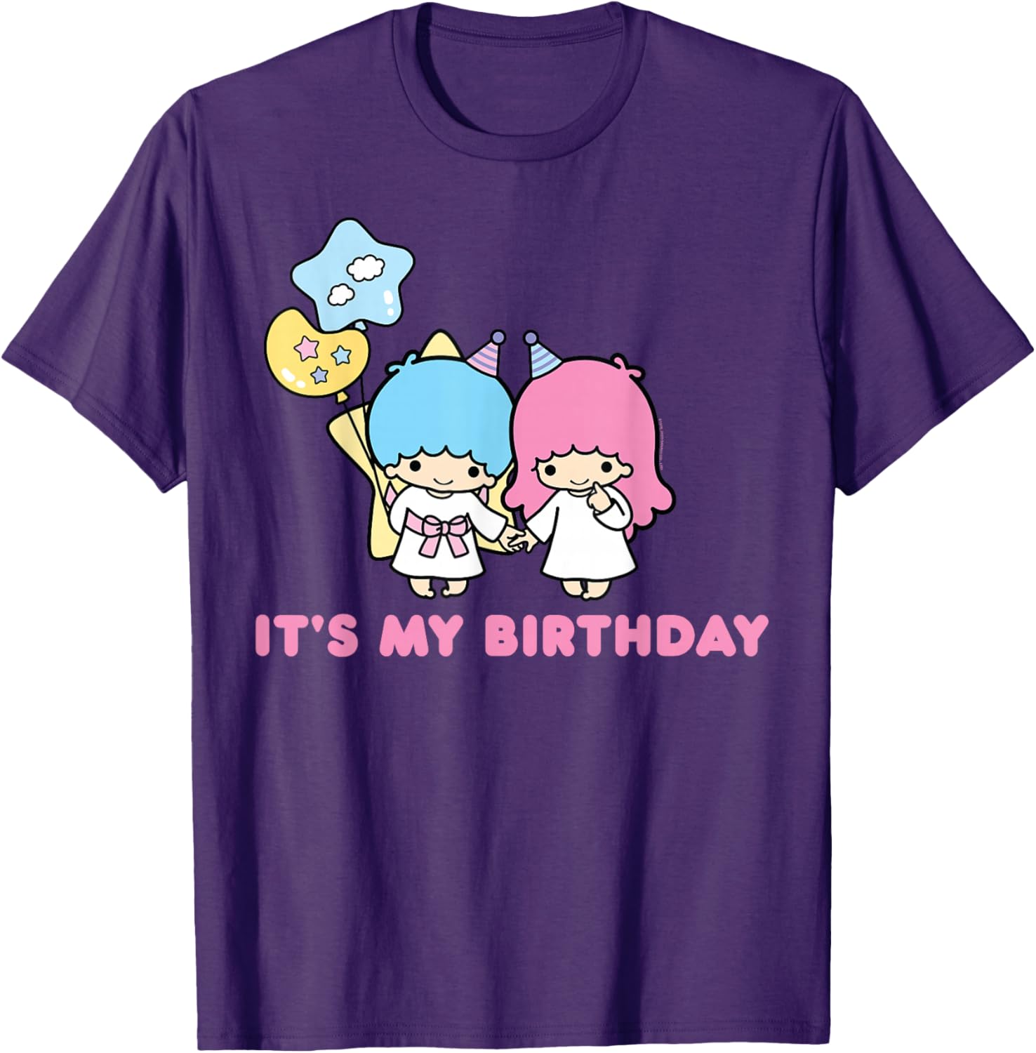 Little Twin Stars Birthday T-Shirt for Kids – Fun and Colorful Design - 11