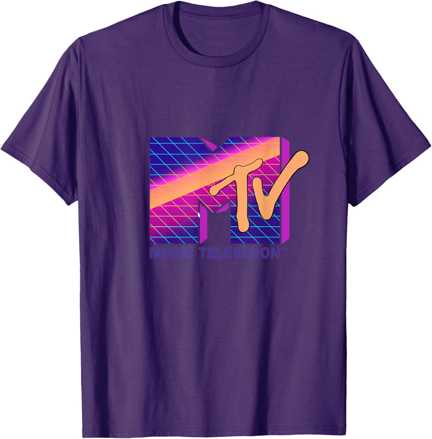 Mademark x MTV Retro Logo T-Shirt in Bold 80s Colors - Stylish Apparel - 9