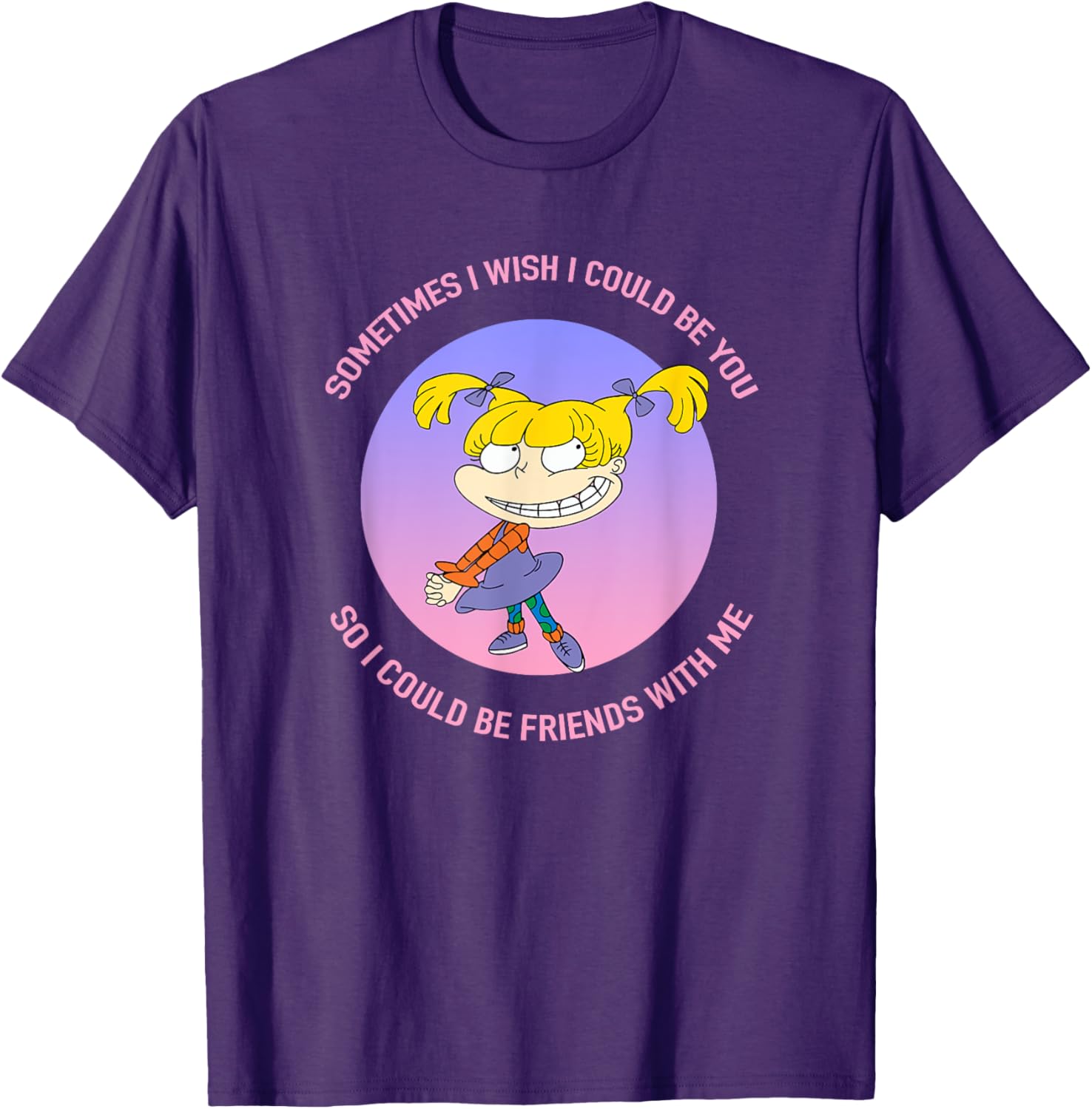 Mademark Rugrats Angelica Sometimes I Wish T-Shirt for Fans and Collectors - 1