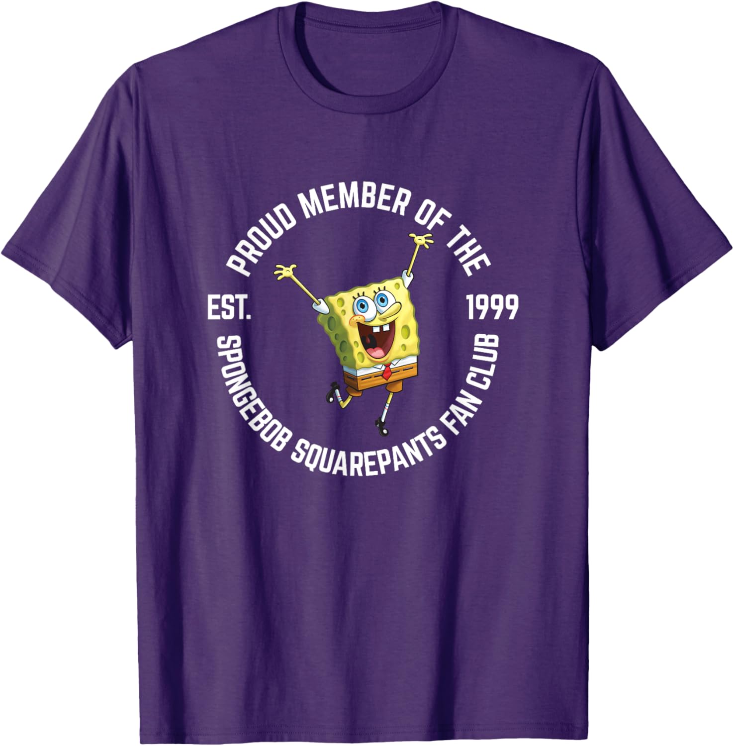 Mademark SpongeBob SquarePants Fan Club T-Shirt for Fun Lovers - 1