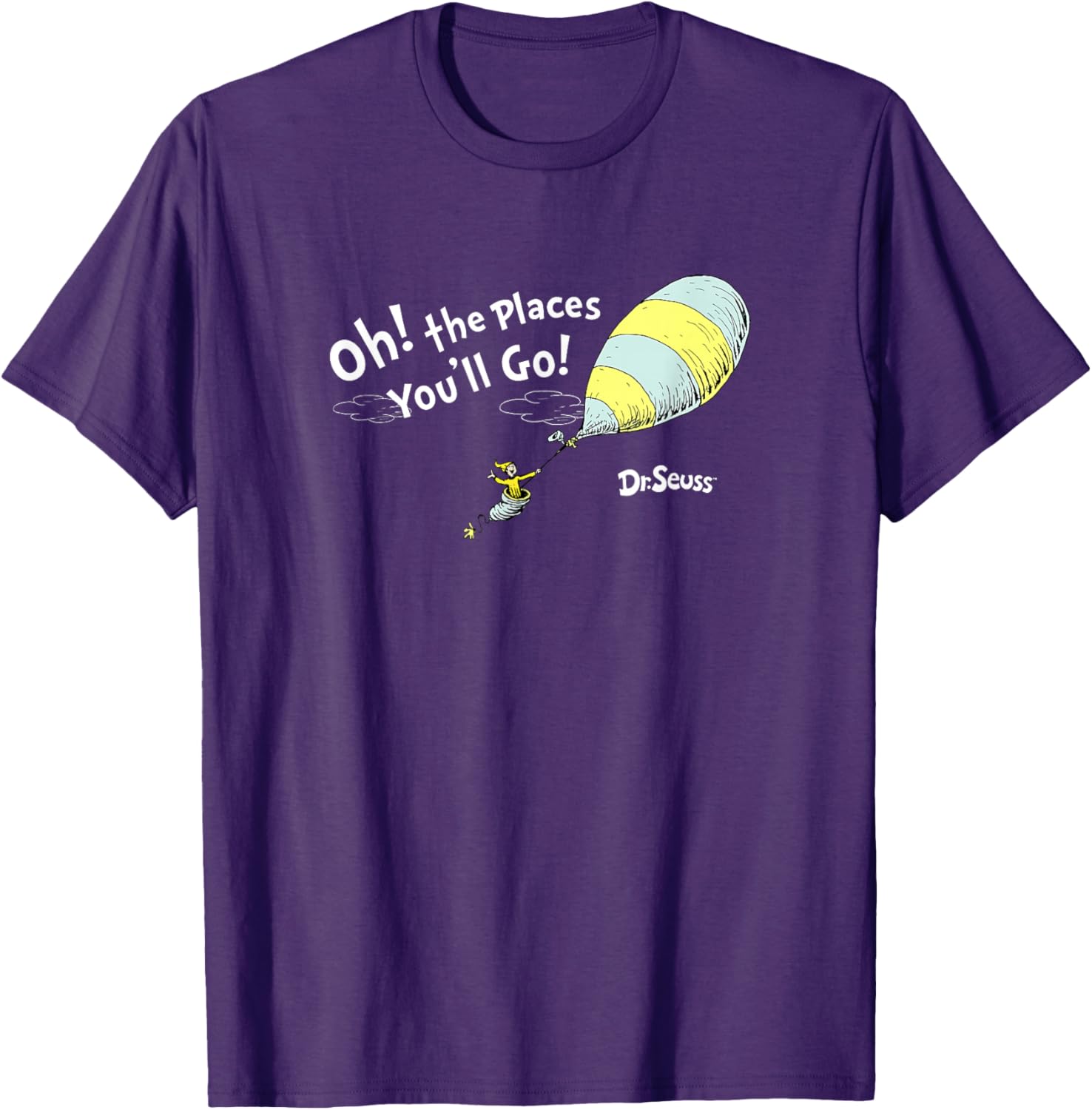 Dr. Seuss Oh the Places You'll Go T-Shirt for Kids and Adults - 2
