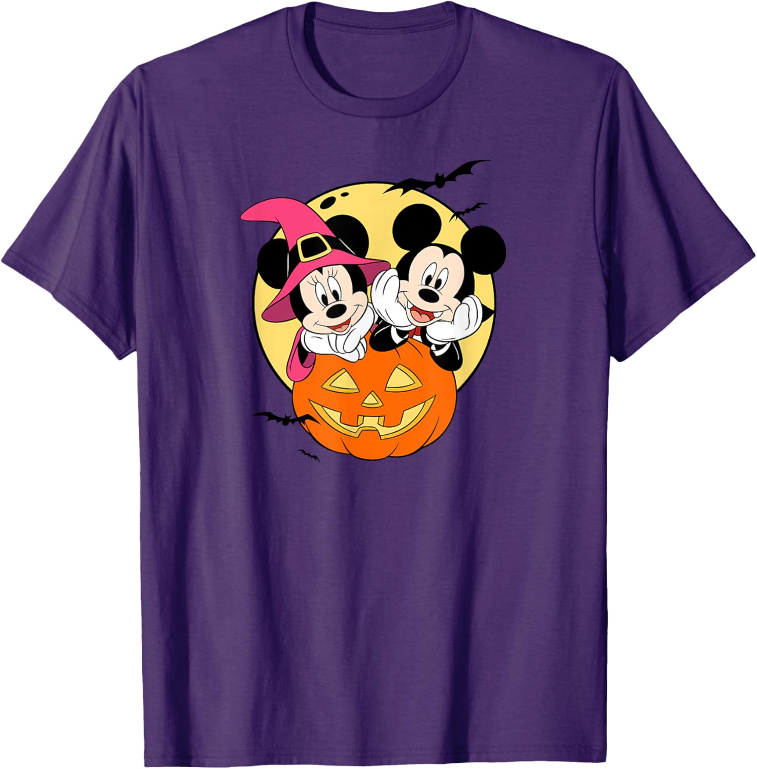 Adorable Disney Mickey and Minnie Halloween T-Shirt for Kids and Adults - 3