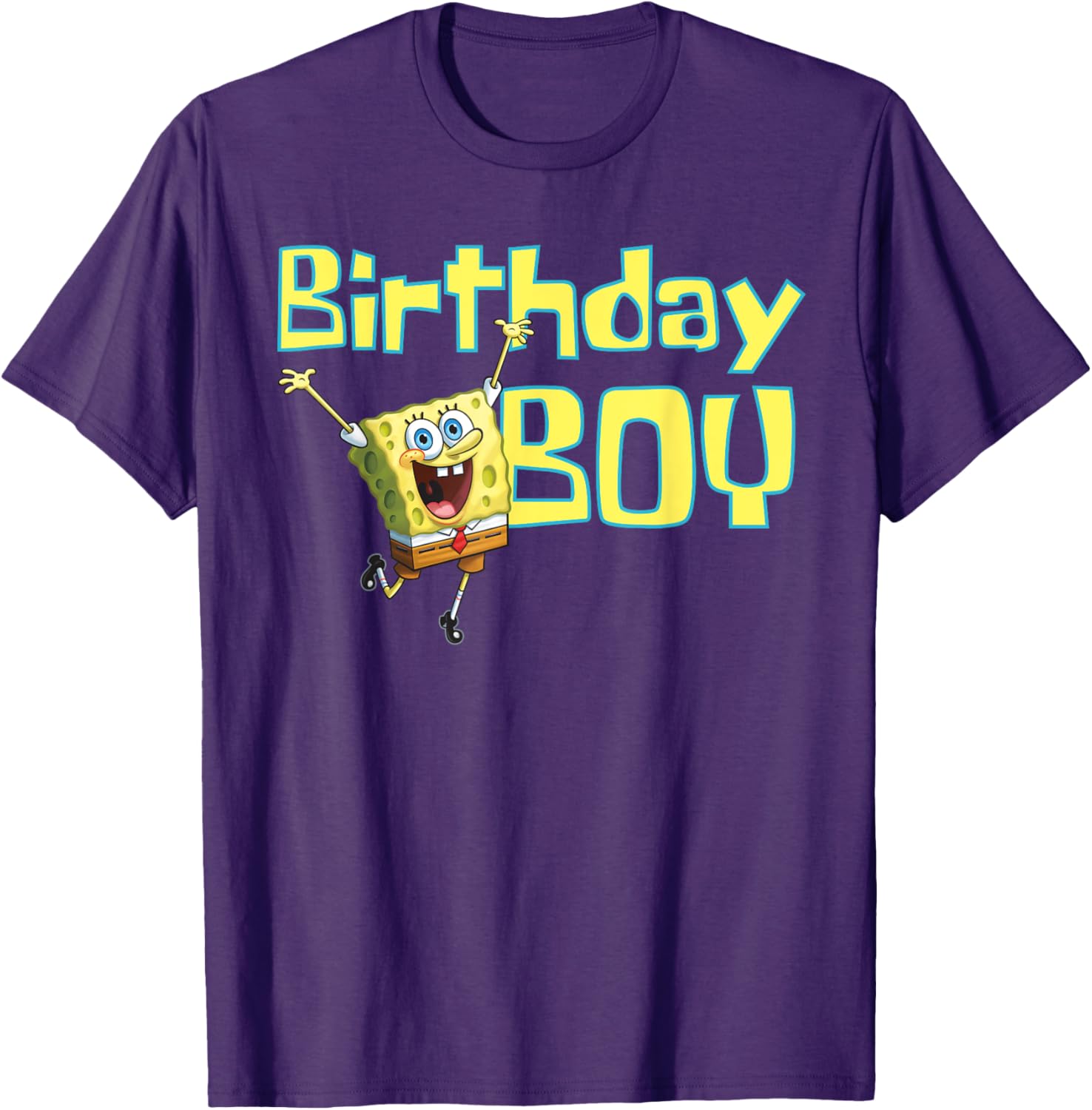 Mademark SpongeBob SquarePants Birthday Boy T-Shirt for Fun Celebrations - 7