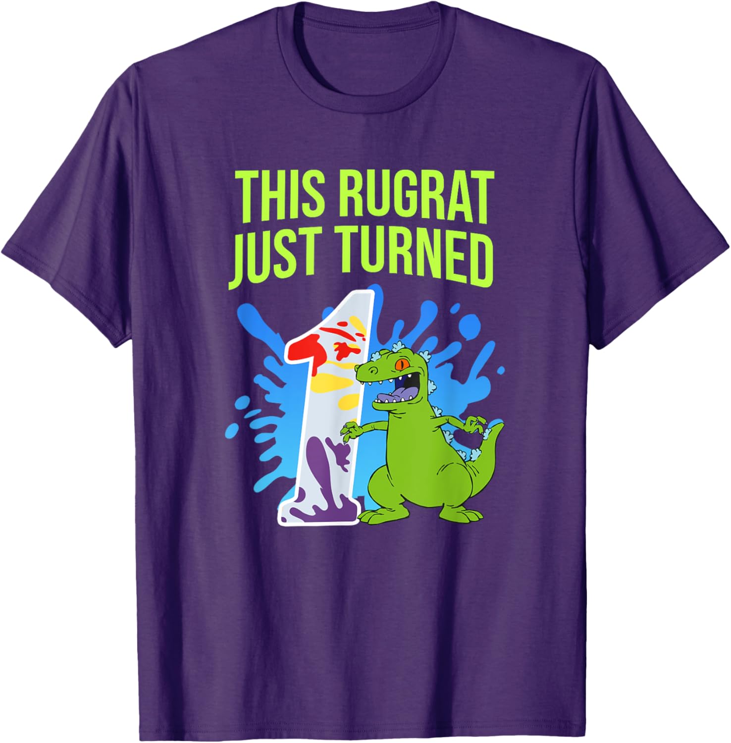 Mademark x Rugrats 1st Birthday T-Shirt for Kids Fun Celebration Wear - 7
