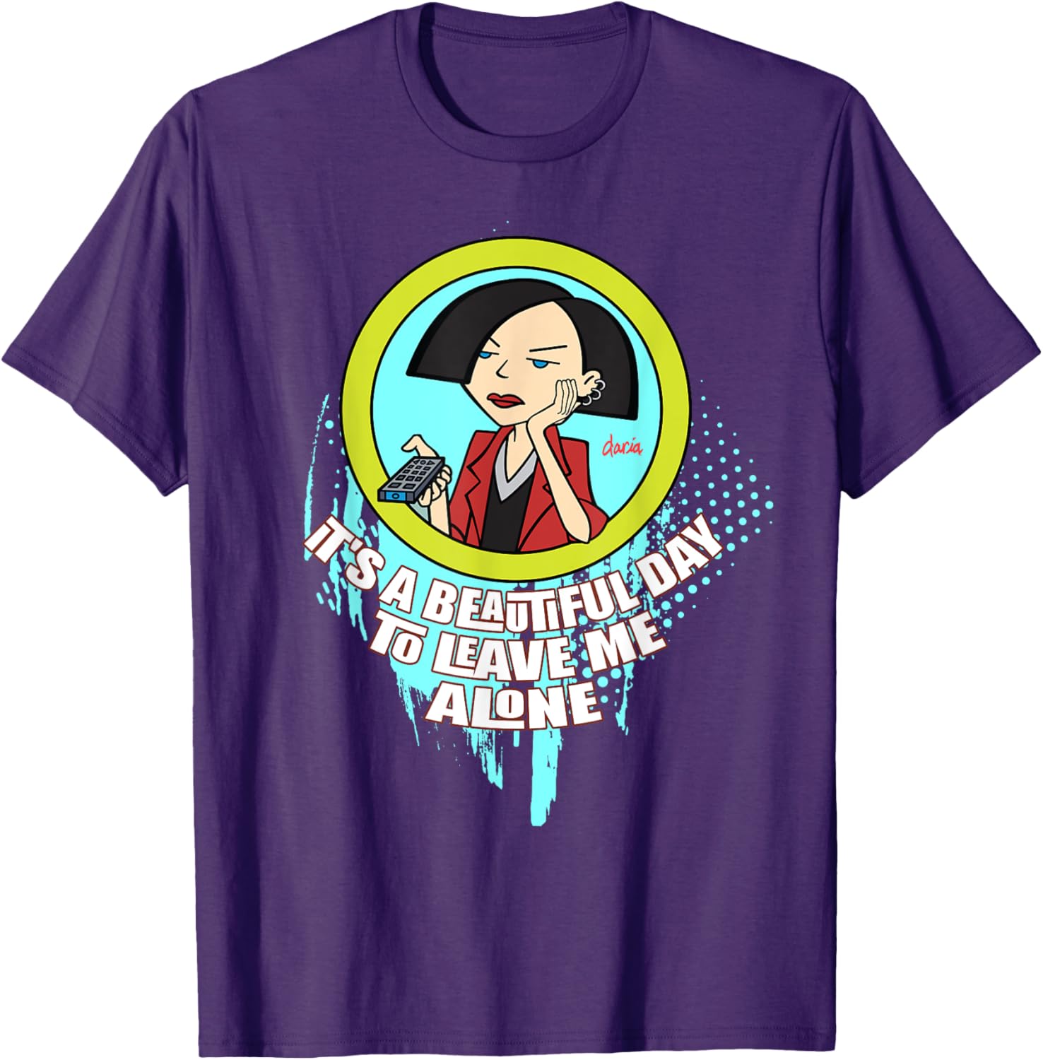 Mademark x Daria It's a Beautiful Day To Leave Me Alone T-Shirt - 3