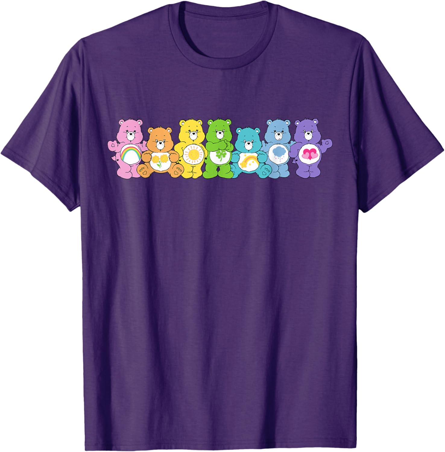 Care Bears Rainbow Kingdom Original Bears T-Shirt for Kids and Adults - 9