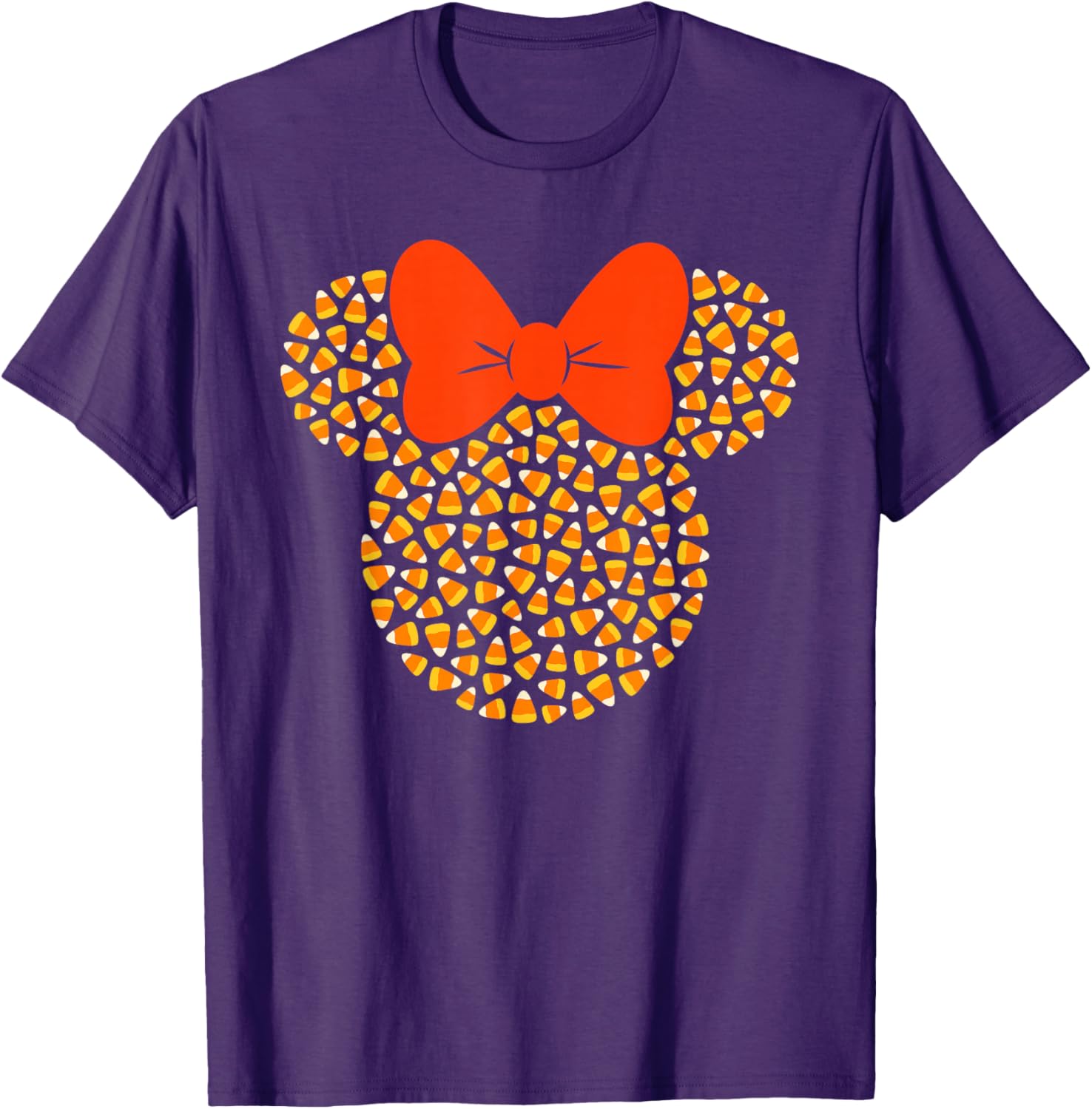 Disney Minnie Mouse Candy Corn Halloween T-Shirt for Fun Fall Celebrations - 14