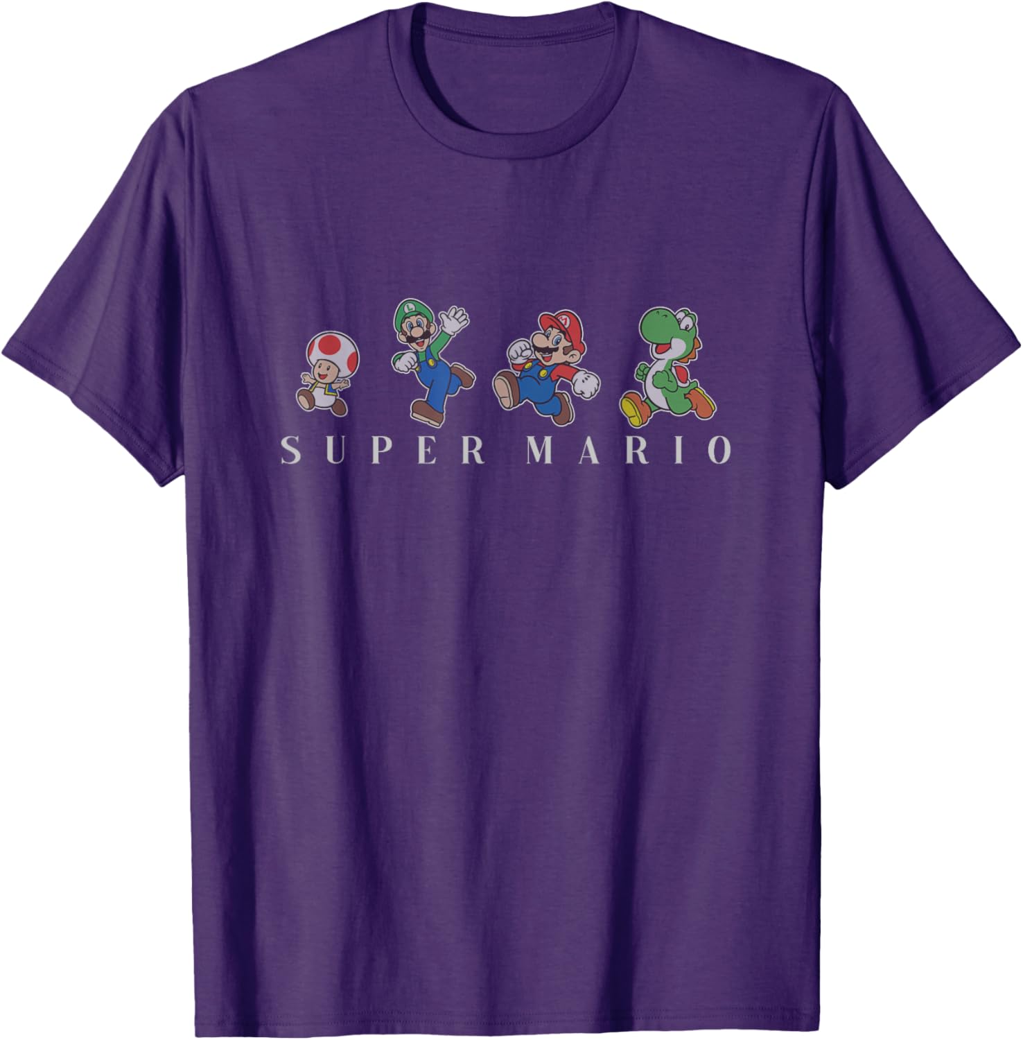 Super Mario Character Line Up T-Shirt for Gaming Fans and Collectors - 3