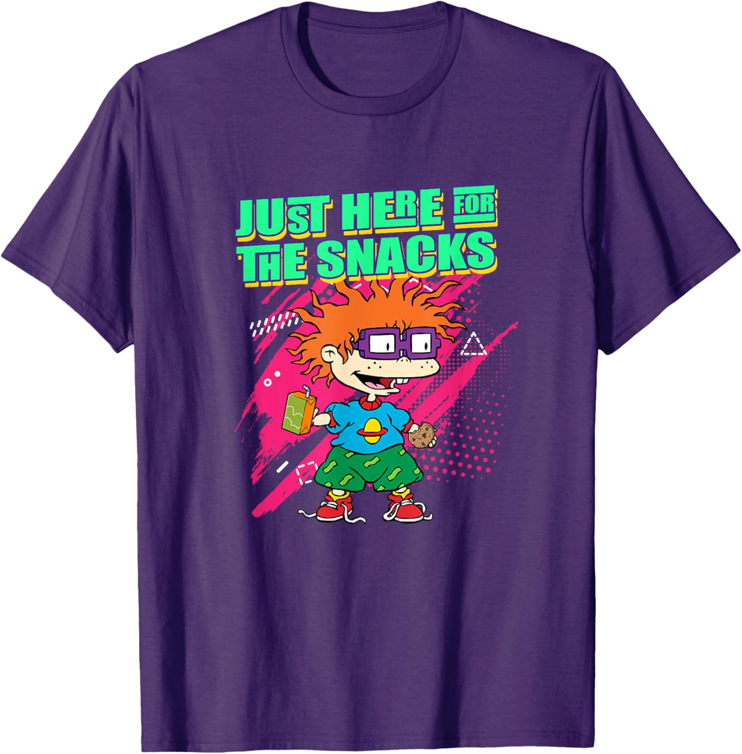 Mademark Rugrats Chuckie Snack T-Shirt for Fun Fashion Lovers - 5