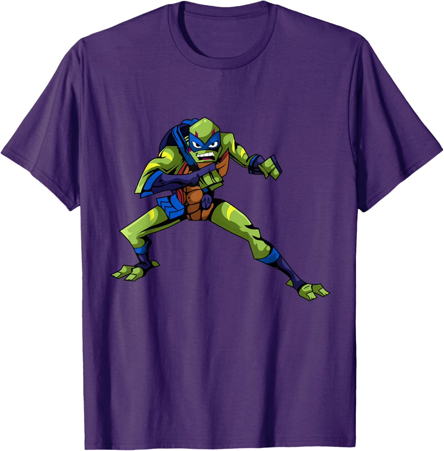 Mademark Teenage Mutant Ninja Turtles Leonardo Combat Pose T-Shirt - 9