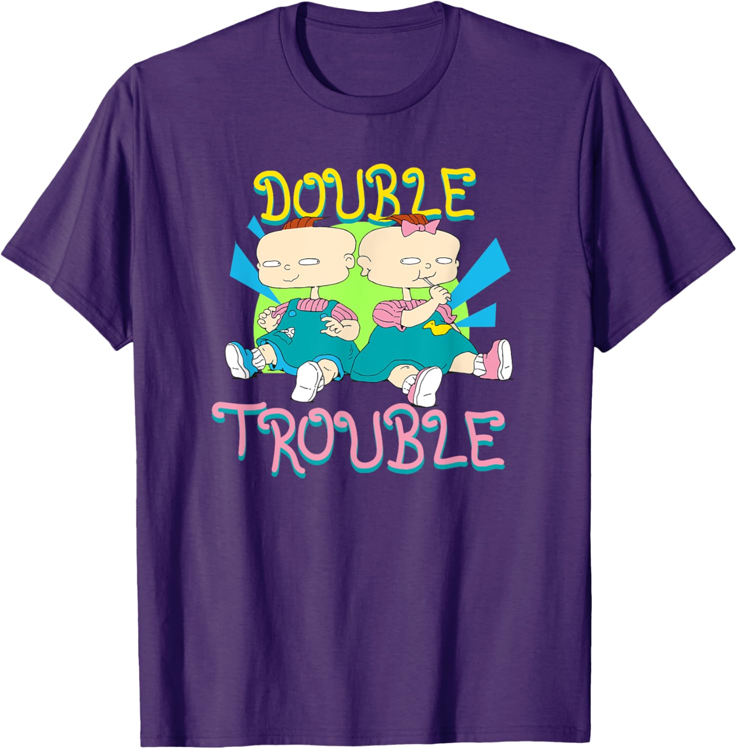 Mademark Rugrats Phil and Lil Double Trouble T-Shirt for Fun Style - 2