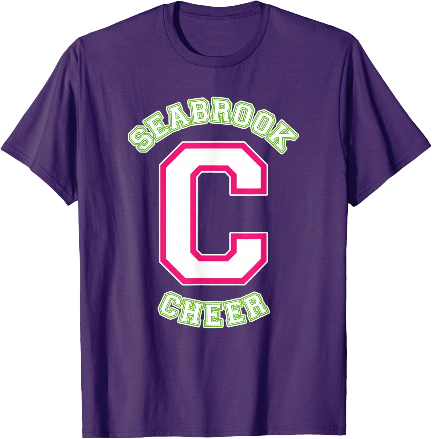 Disney Zombies Seabrook Cheer Letter C Logo T-Shirt for Fans - 1