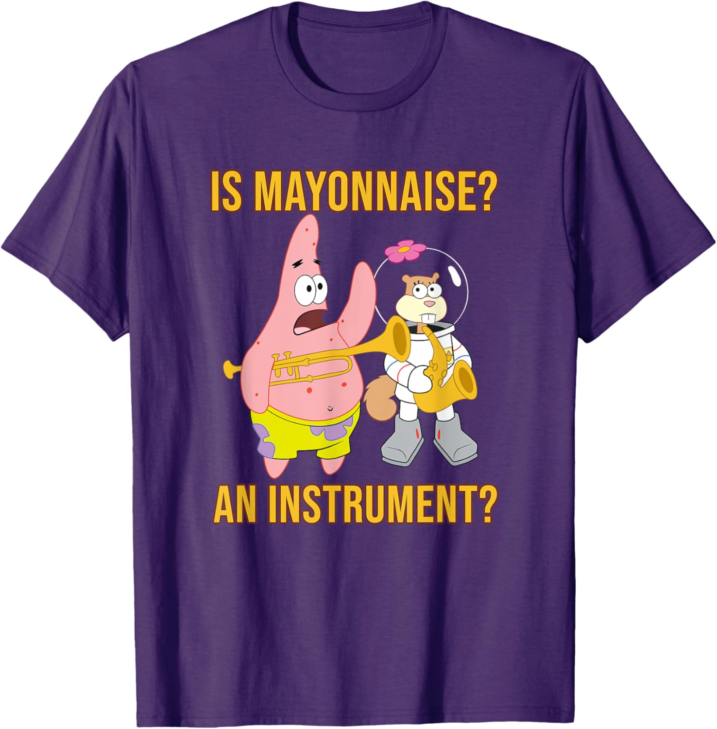 Mademark x SpongeBob Patrick & Sandy Mayonnaise Instrument T-Shirt - 9