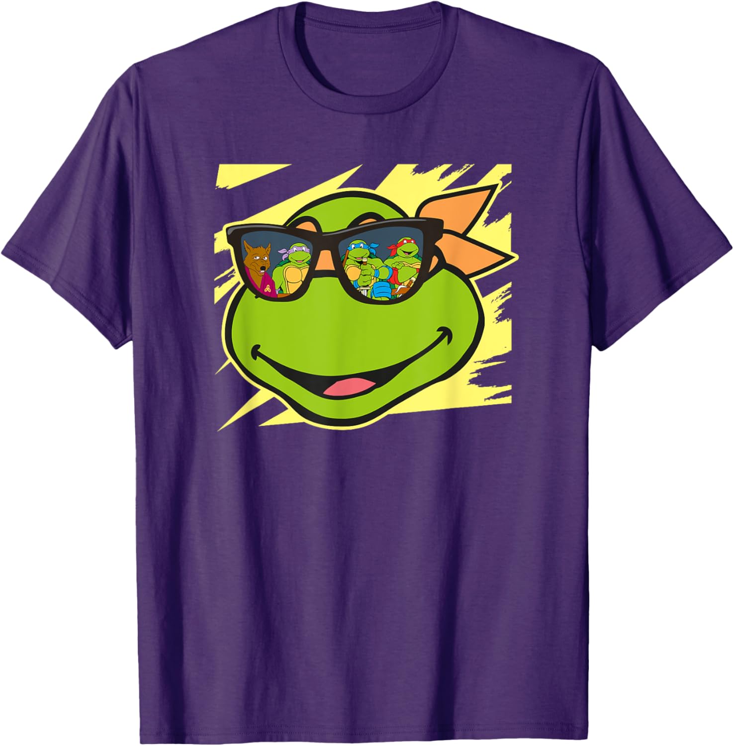 Mikey Reflection in Sunglasses T-Shirt - Mademark x TMNT Apparel - 1