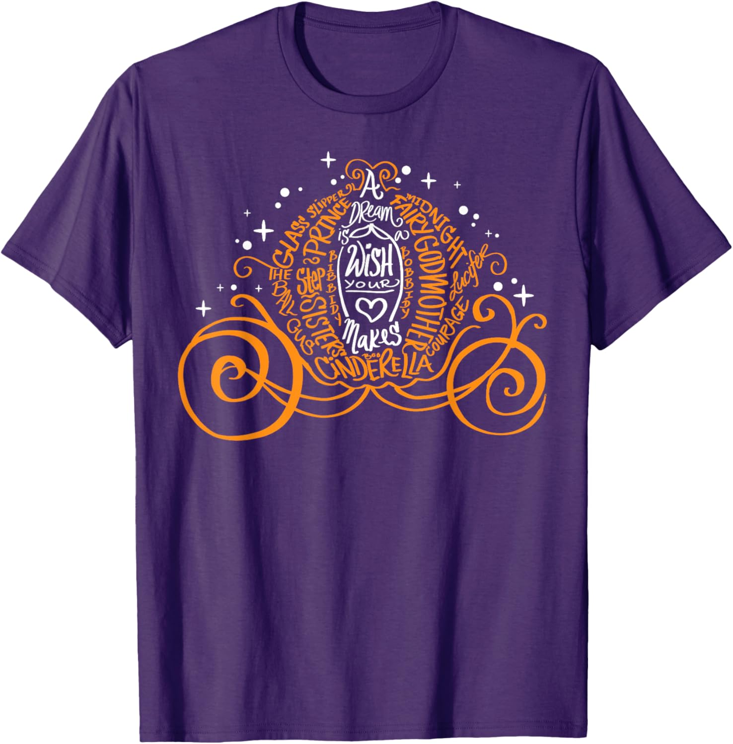 Disney Cinderella Pumpkin Coach A Dream Is A Wish T-Shirt for Halloween - 4